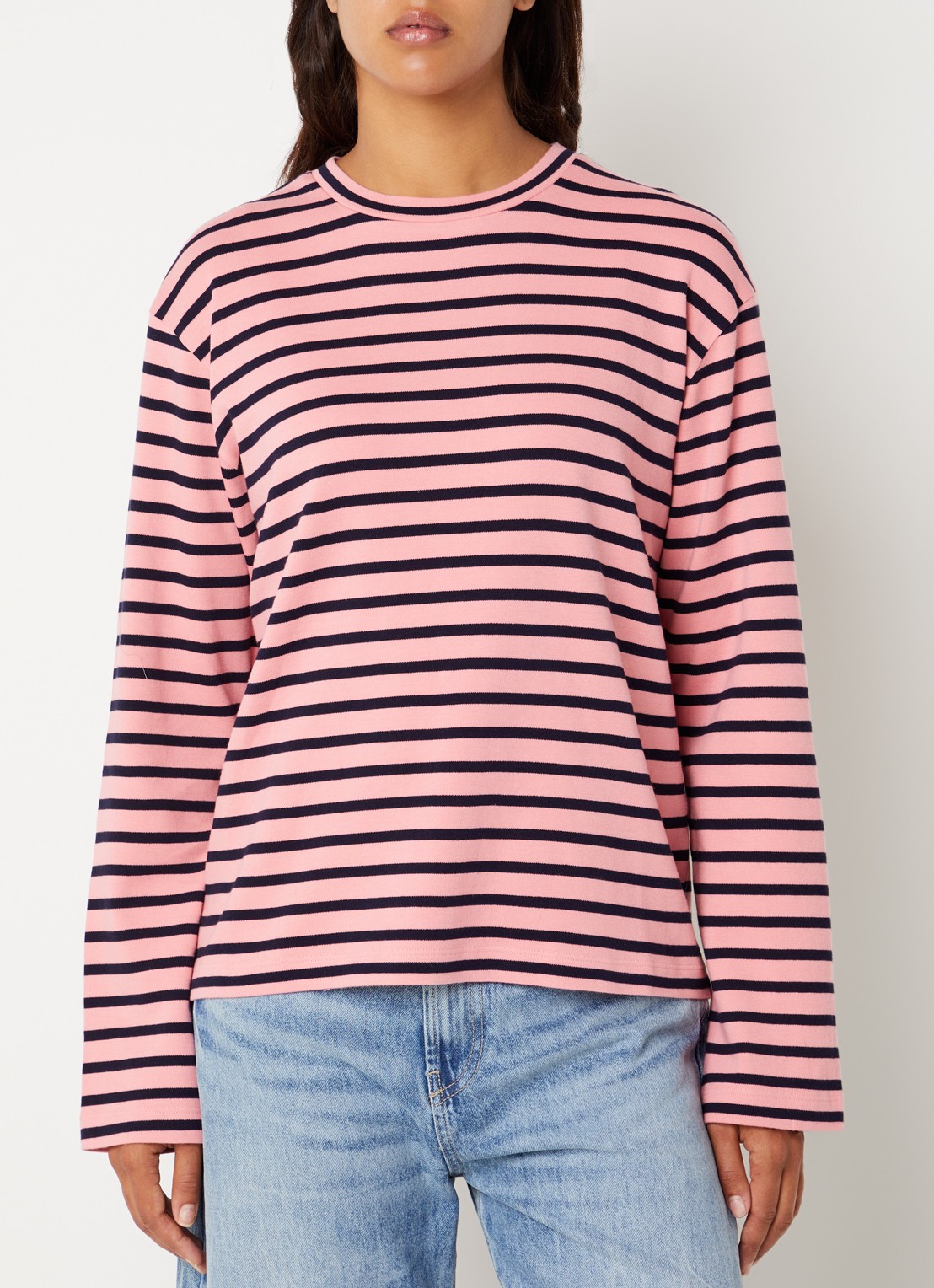 Boii Studios Nete longsleeve met print - detail roze