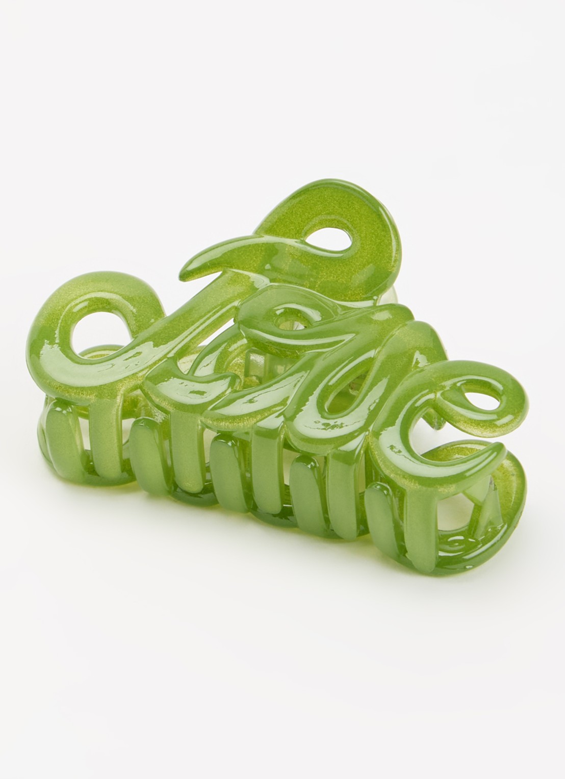 Bon Dep Love haarklem 5 cm - voorkant 2 groen