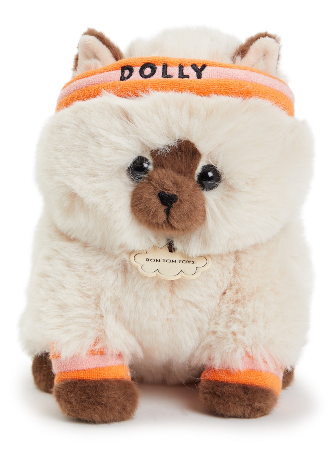 Bon Ton Toys Dolly The Ragdoll knuffel - voorkant creme