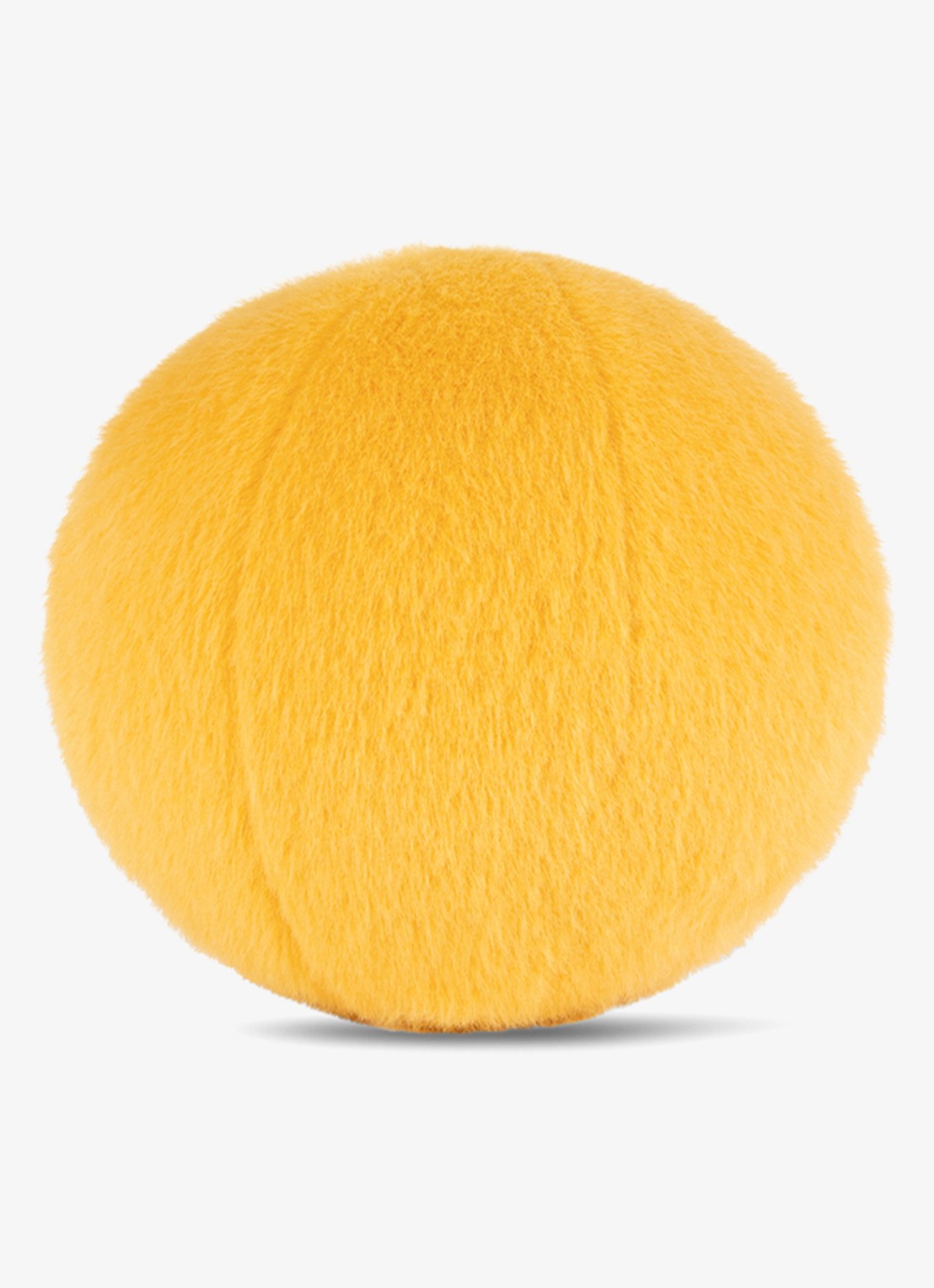 Bon Ton Toys Smiley Fuzzy knuffel 13 cm - achterkant geel