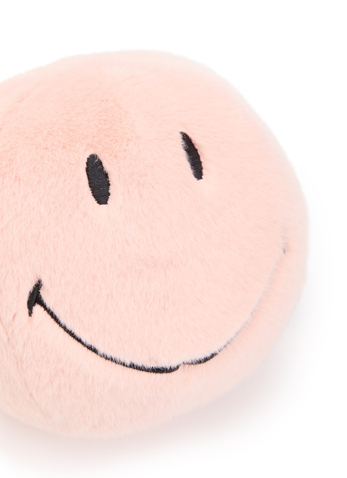 Bon Ton Toys Smiley Fuzzy knuffel 13 cm - detail lichtroze