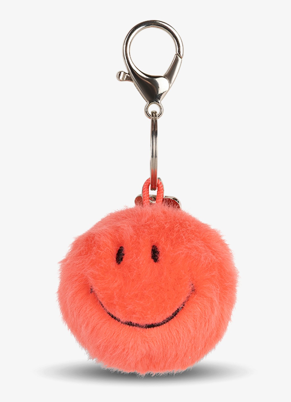 Bon Ton Toys Smiley Fuzzy sleutelhanger - voorkant roze