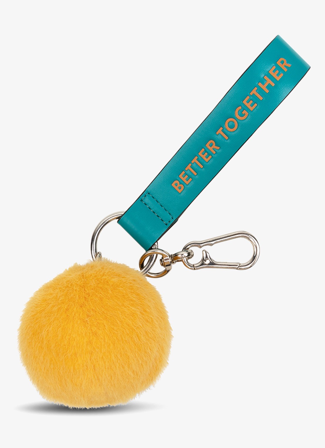 Bon Ton Toys Smiley fuzzy tasbedel - achterkant geel