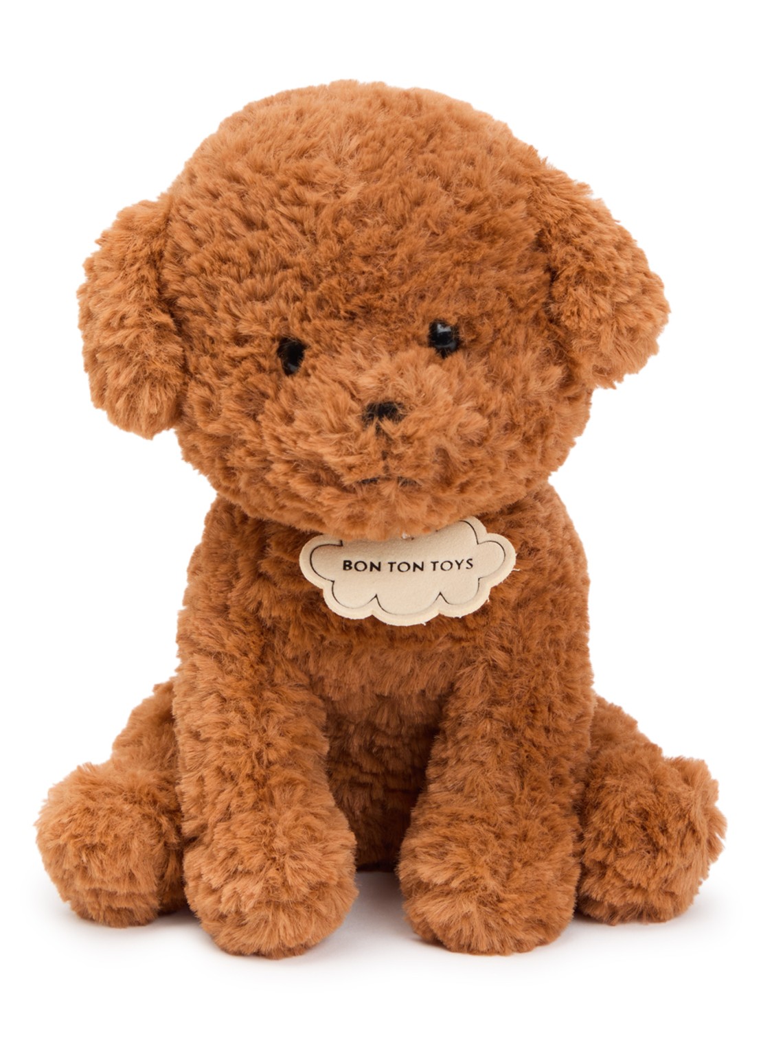 Bon Ton Toys Stacy The Labradoodle knuffel - voorkant bruin