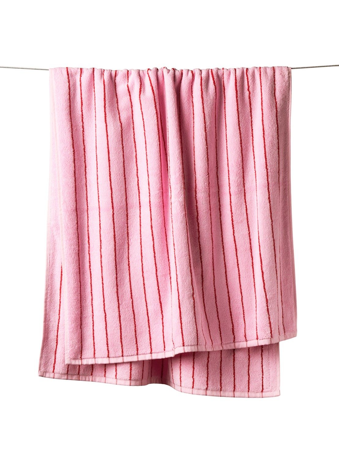 Bongusta Naram badhanddoek - 600 gr/m2 - 70 x 140 cm - voorkant 4 roze