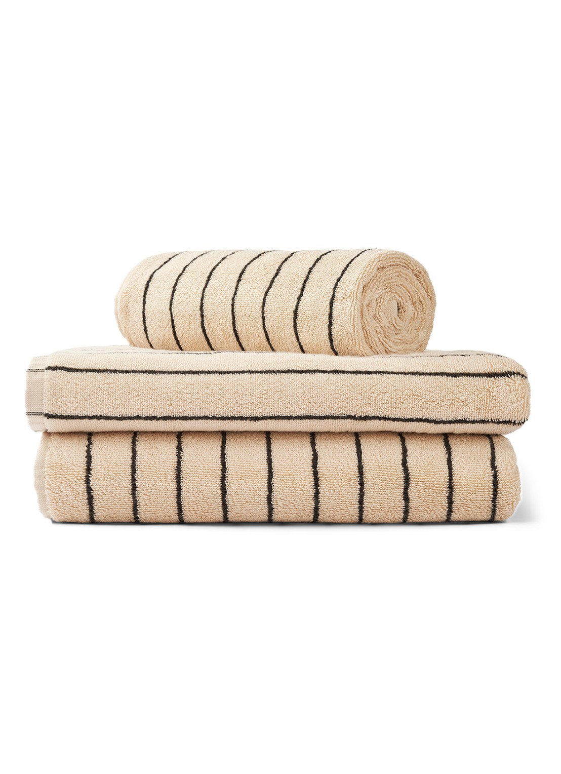 Bongusta Naram badlaken - 600 gr/m2 - 150 x 100 cm - detail zand