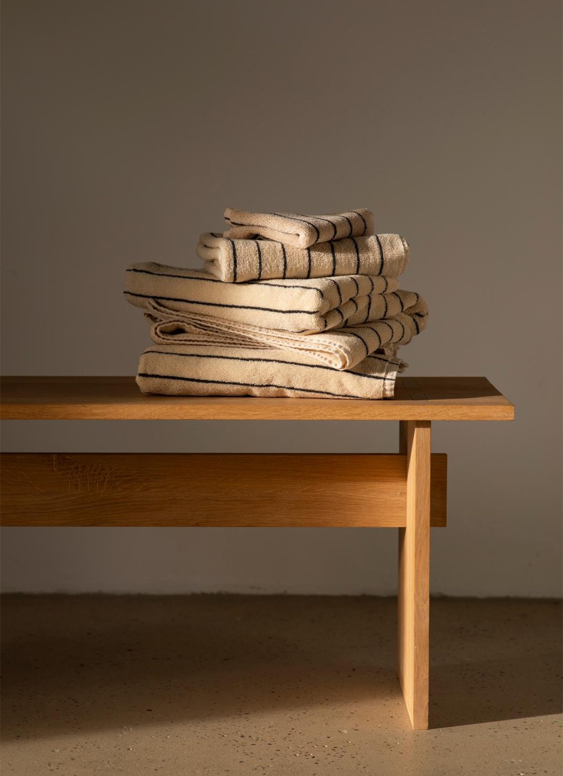 Bongusta Naram badlaken - 600 gr/m2 - 150 x 100 cm - detail 3 zand