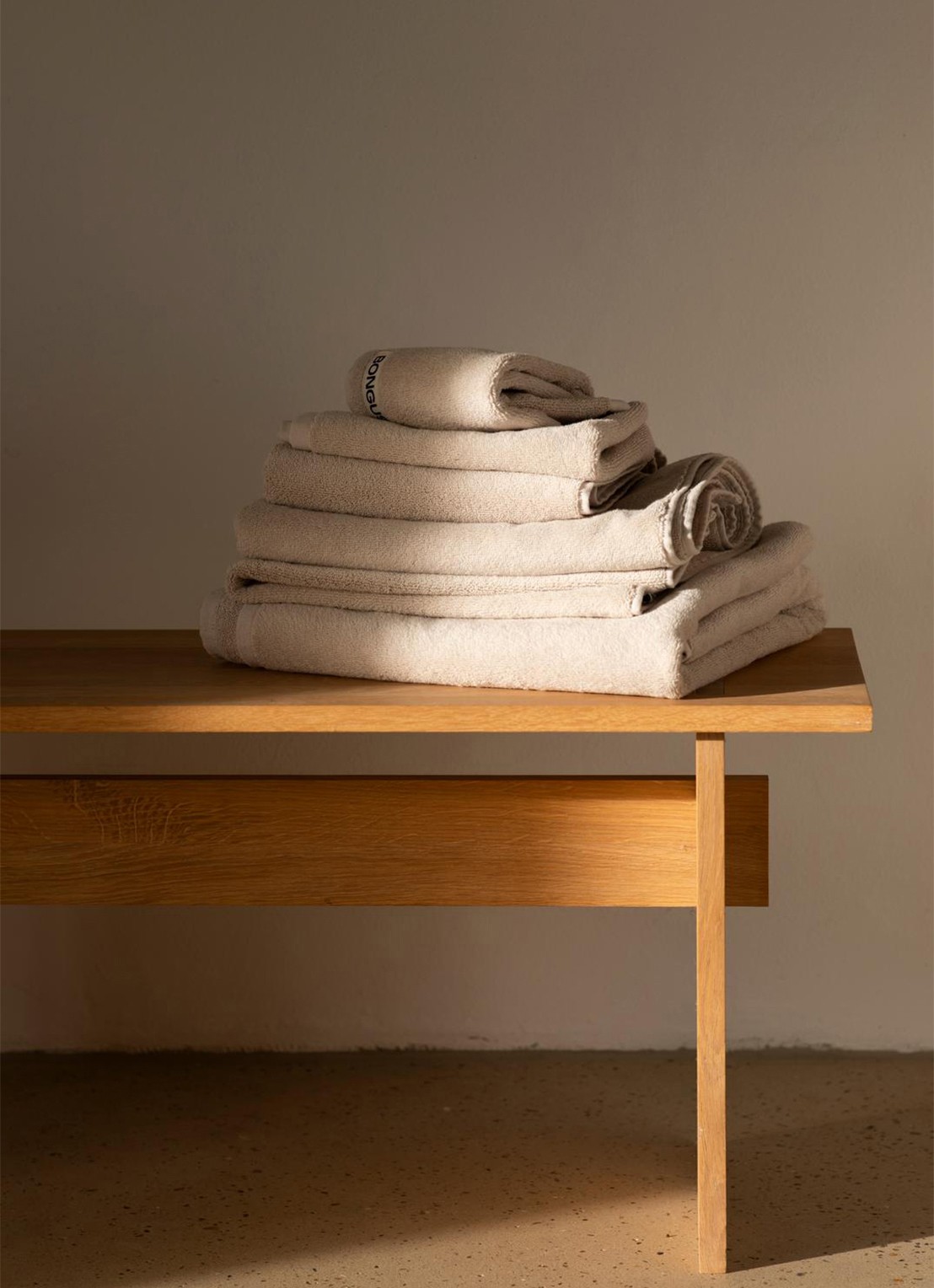 Bongusta Naram badlaken - 600 gr/m2 - 150 x 100 cm - detail 4 beige