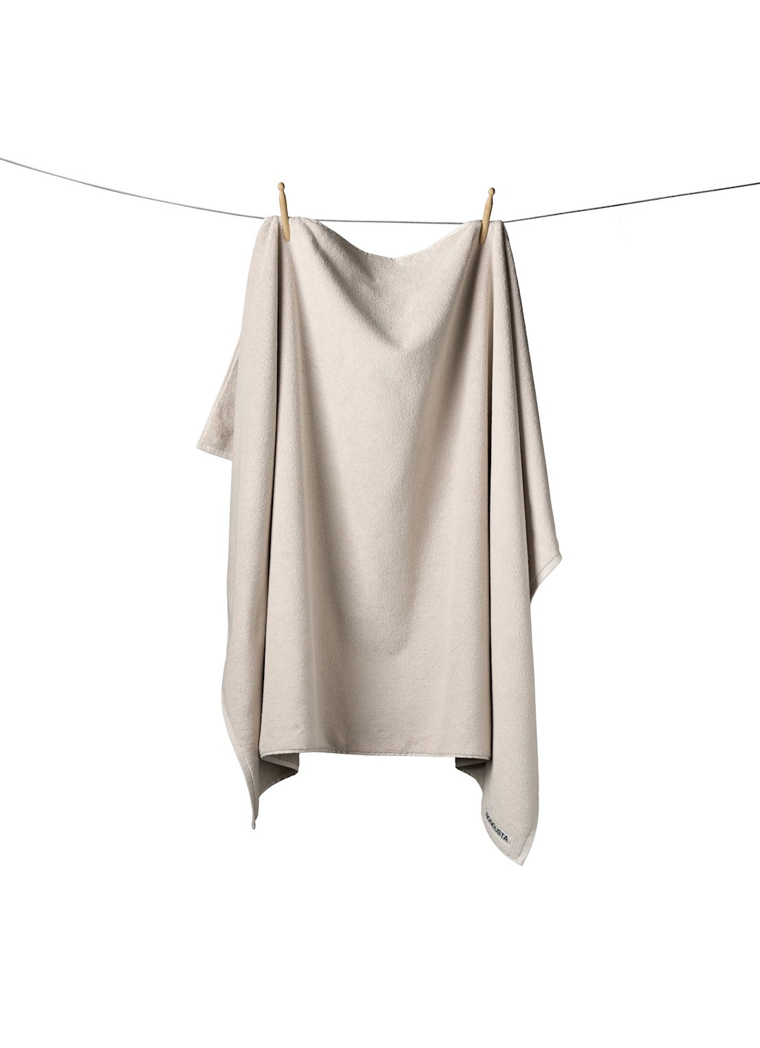 Bongusta Naram badlaken - 600 gr/m2 - 150 x 100 cm - voorkant beige