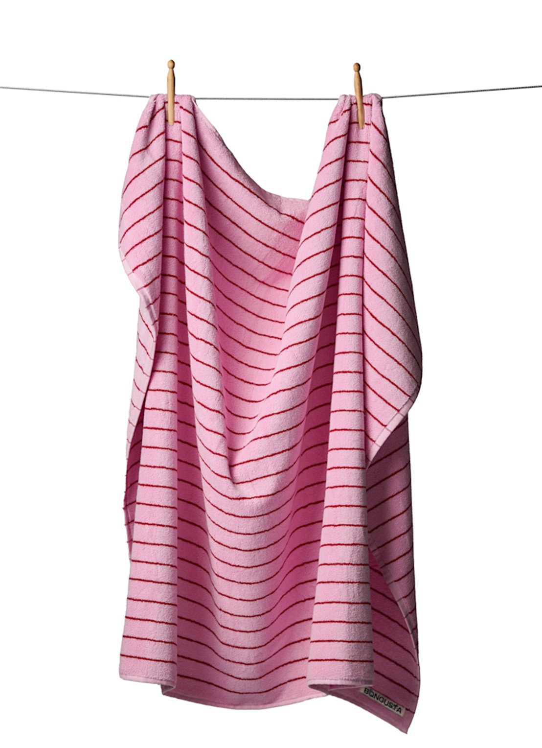 Bongusta Naram badlaken - 600 gr/m2 - 150 x 100 cm - voorkant 4 roze