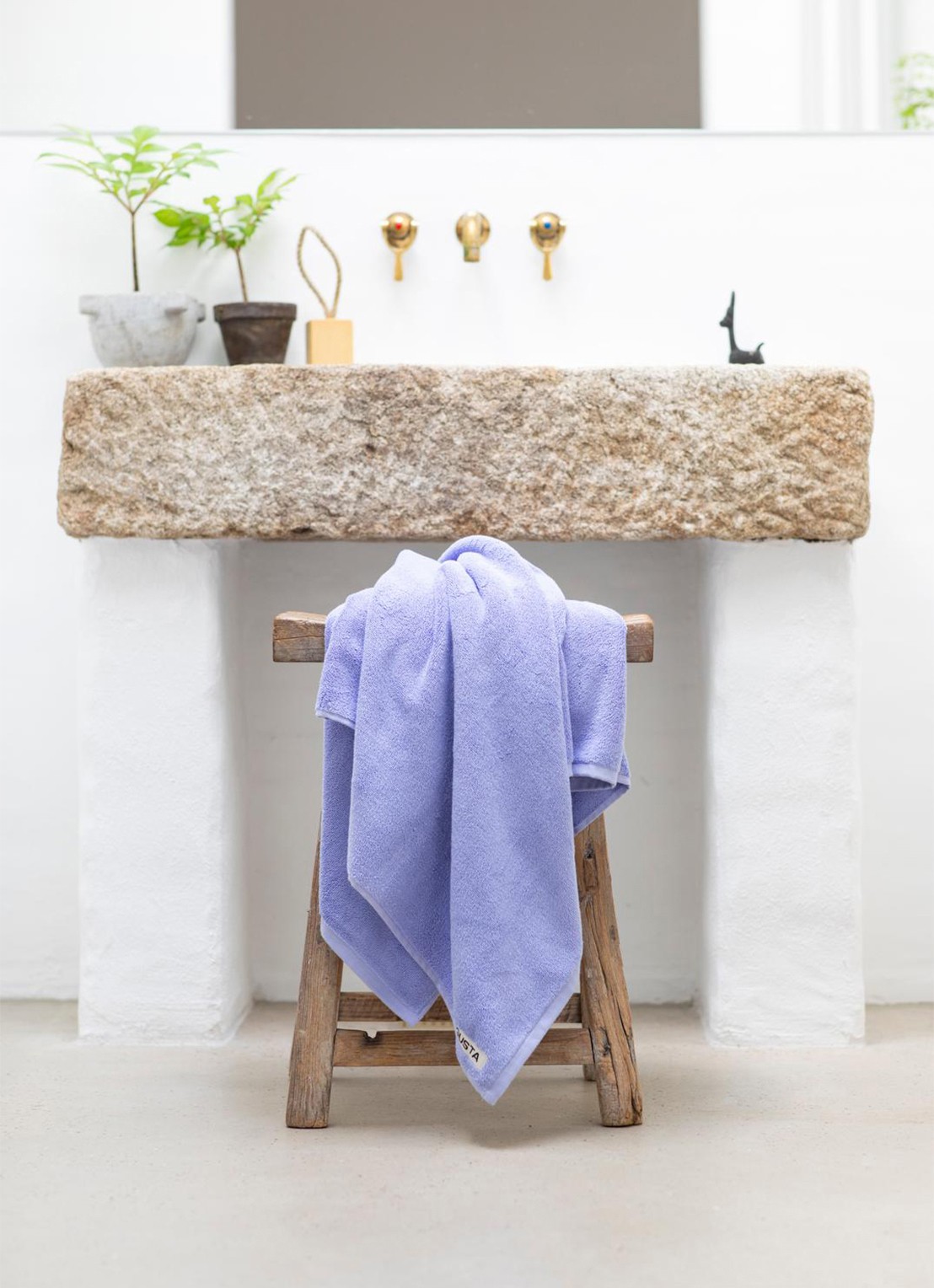 Bongusta Naram badlaken - 600 gr/m2 - 150 x 100 cm - voorkant 6 lavendel