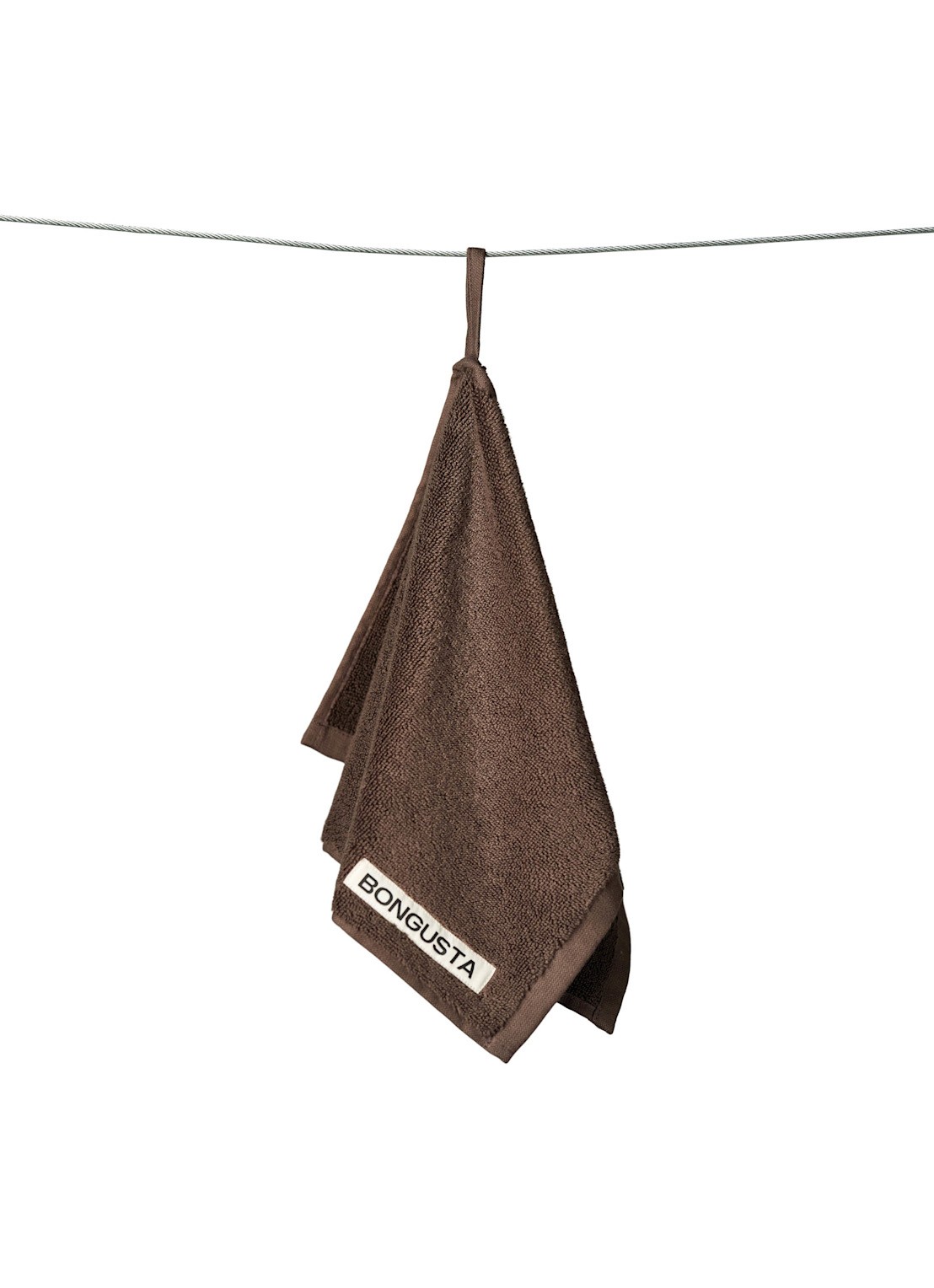 Bongusta Naram gastendoek - 600 gr/m2 - 50 x 30 cm - voorkant 2 bruin