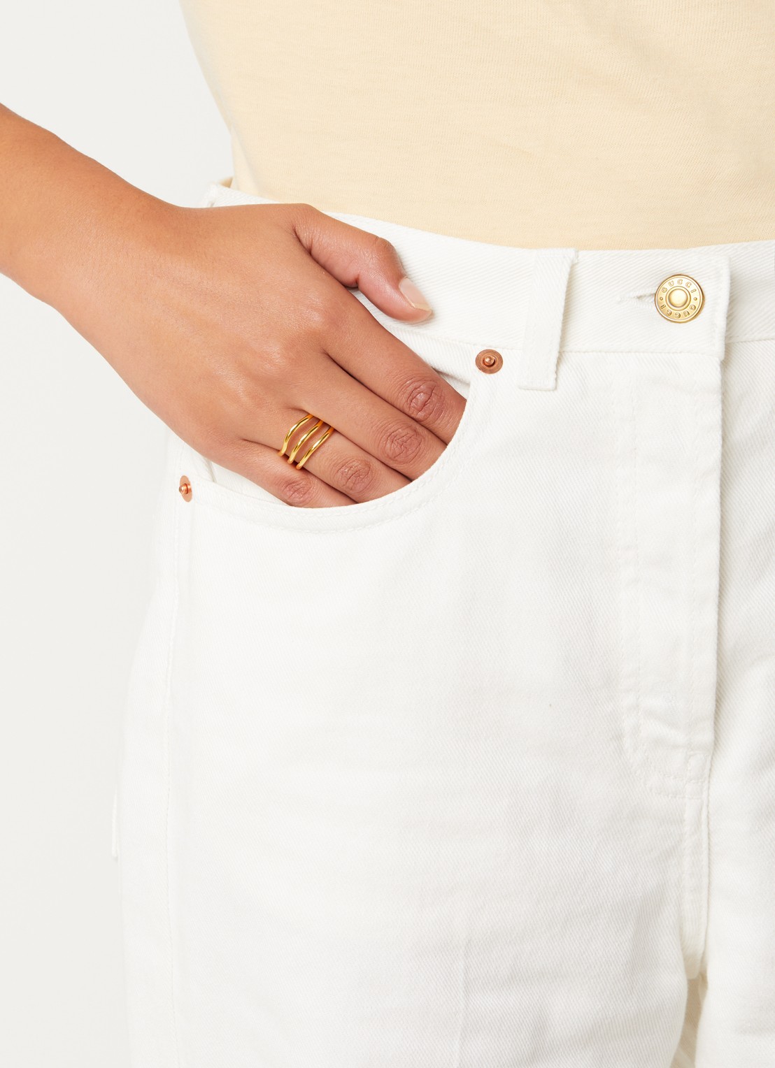 BONVO Loop ring verguld • Goud • de Bijenkorf