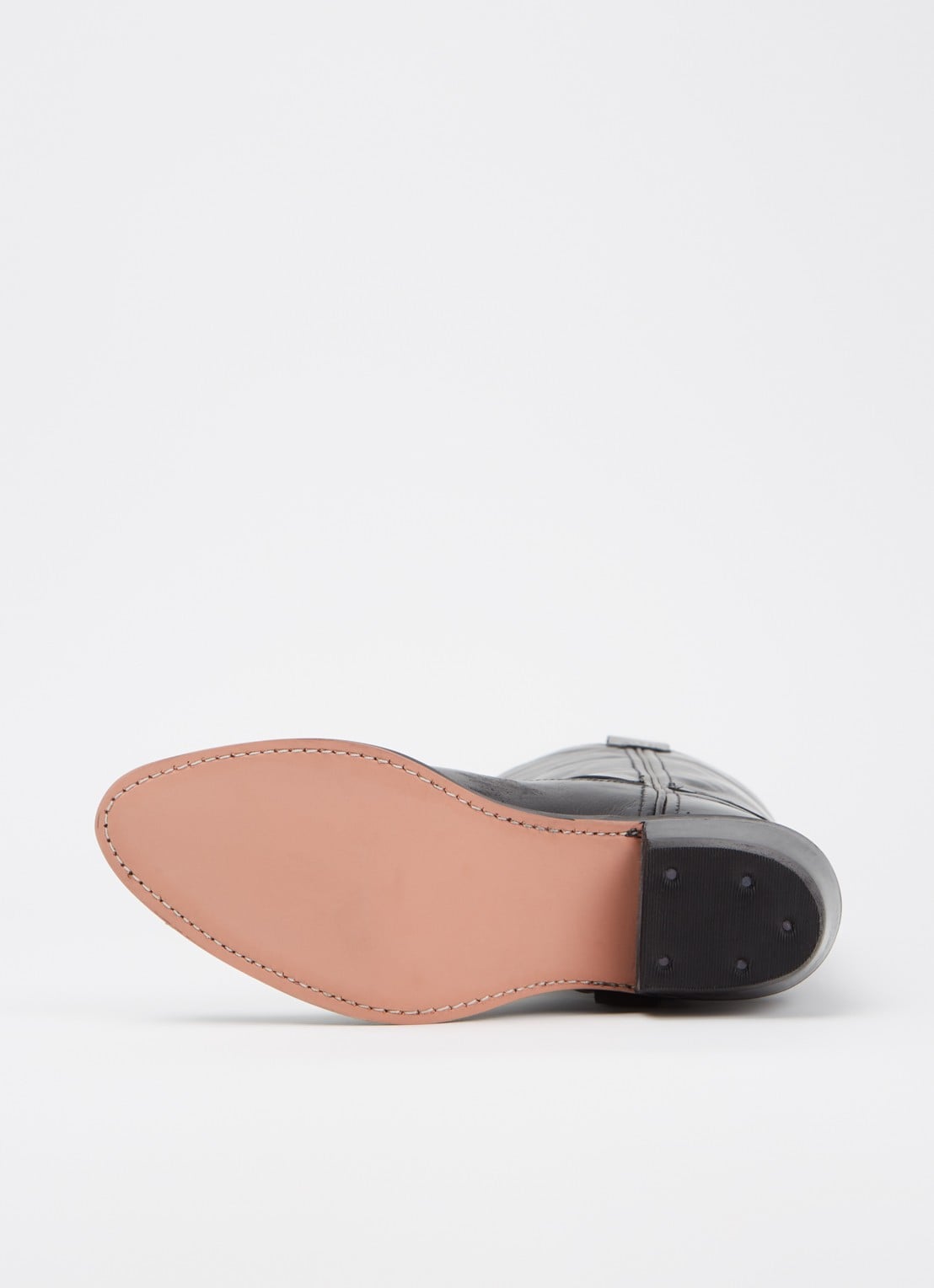 Bootstock Jacky laars van leer - detail 3 zwart
