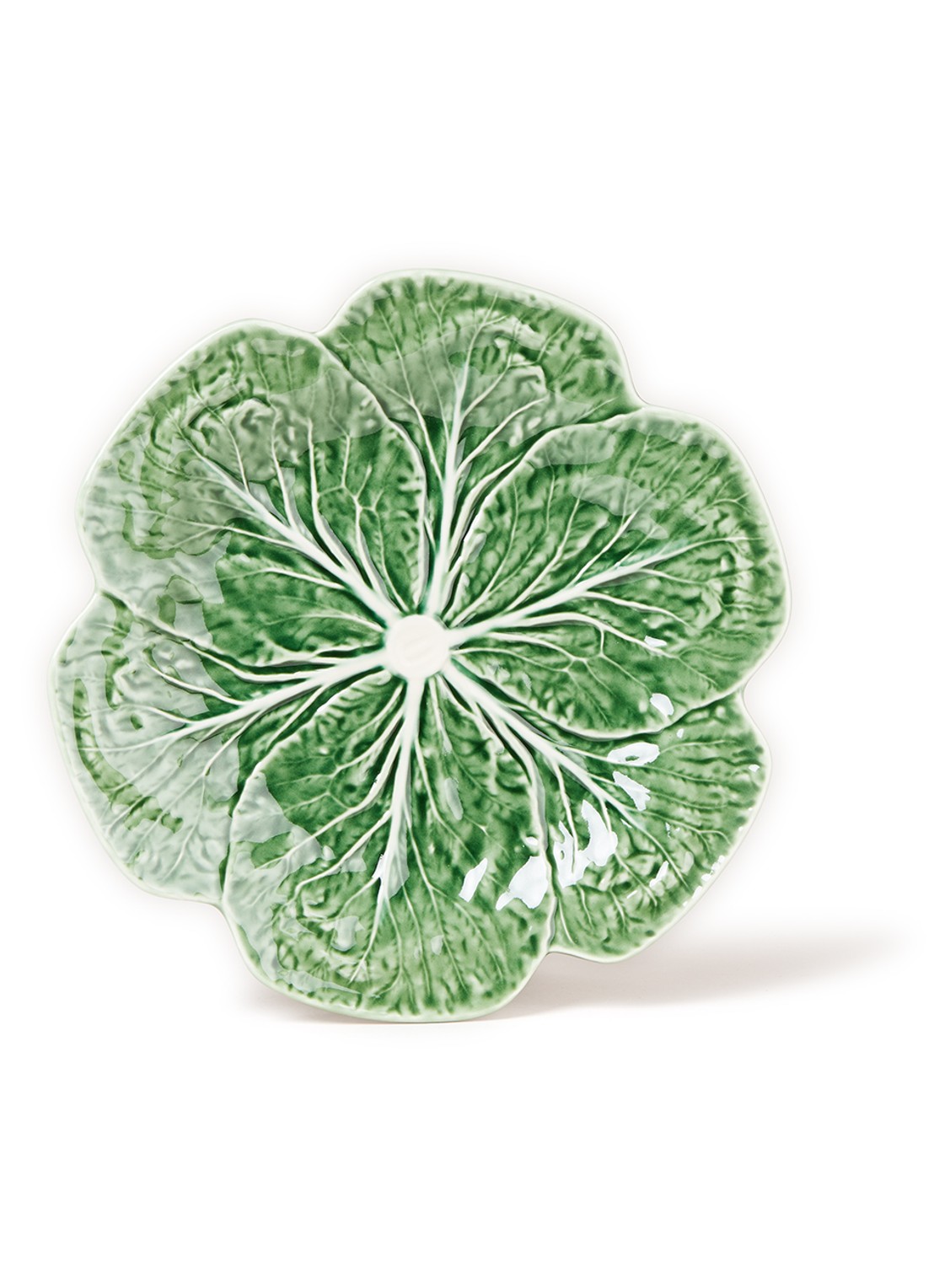 Bordallo Pinheiro Cabbage dinerbord 26,5 cm - voorkant groen