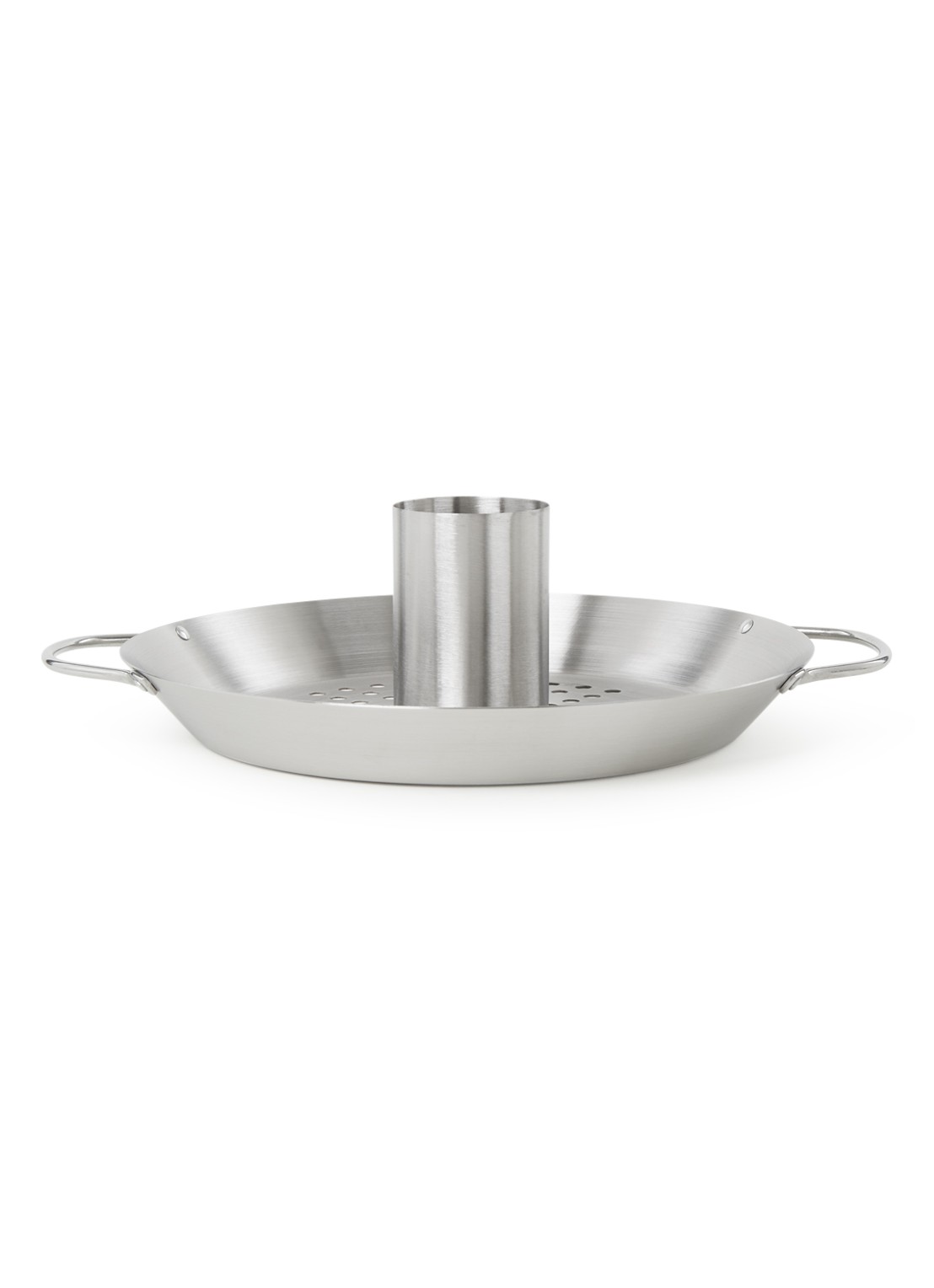 Boretti Barbecue gevogelte stomer - voorkant zilver