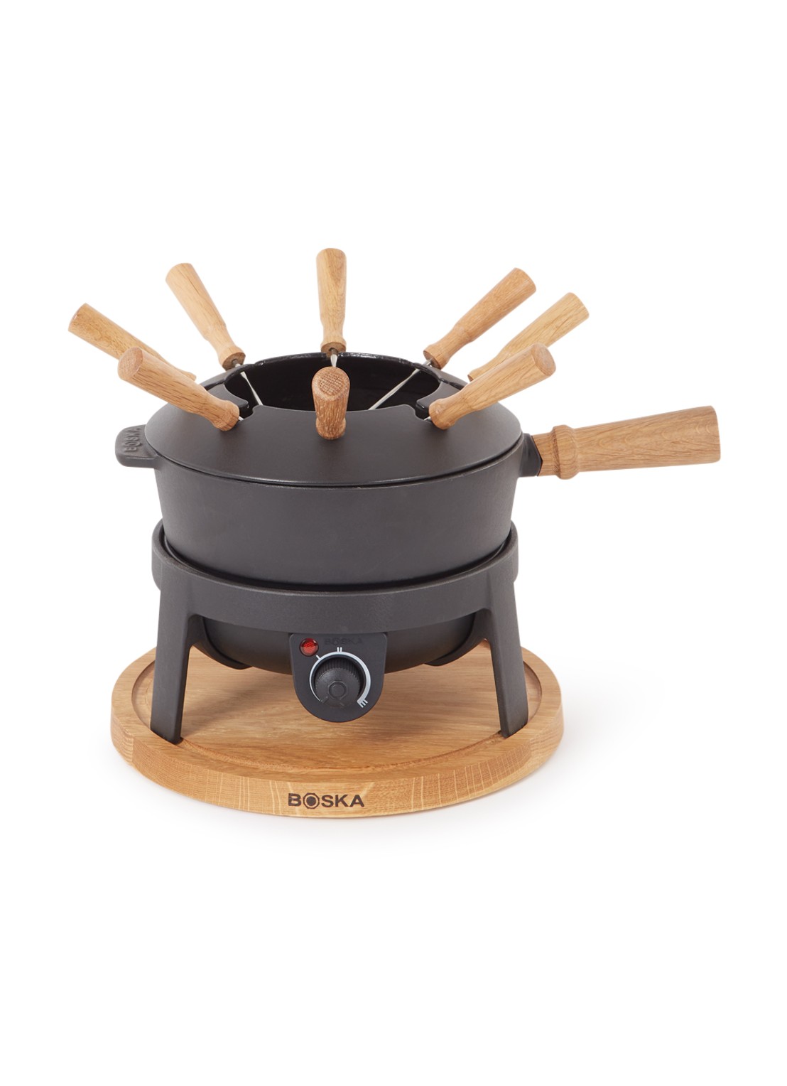 Boska Elektrische Pro Fondueset - voorkant multicolor