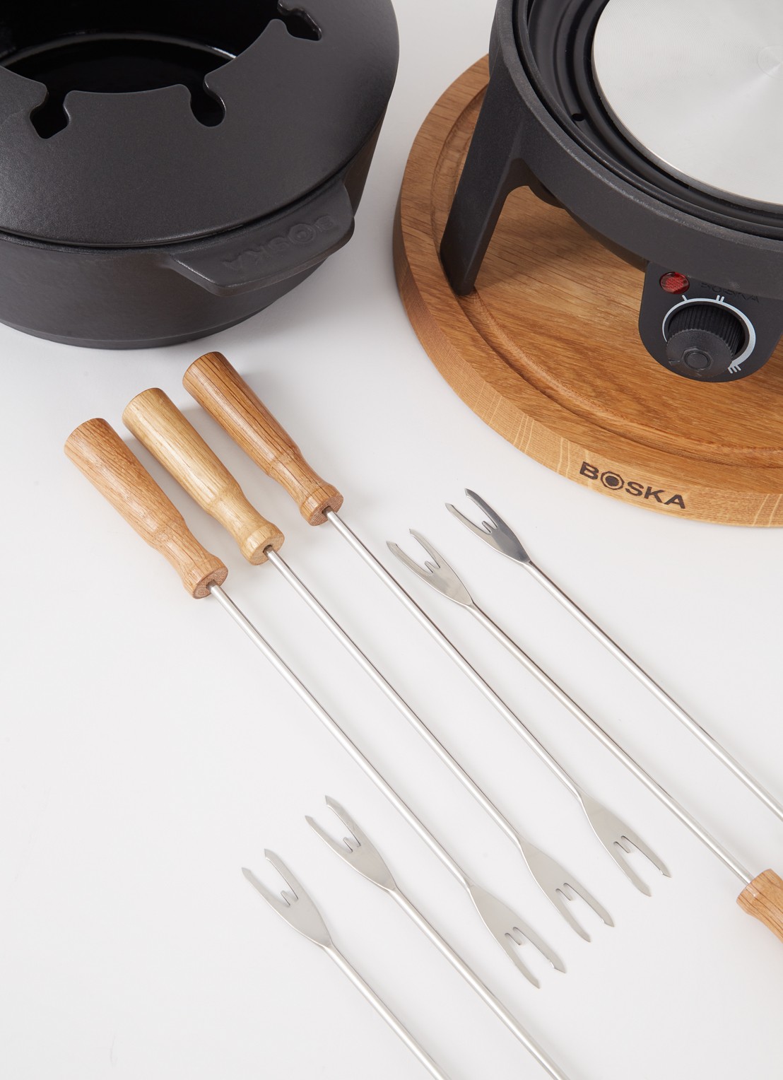 Boska Elektrische Pro Fondueset - voorkant 2 multicolor