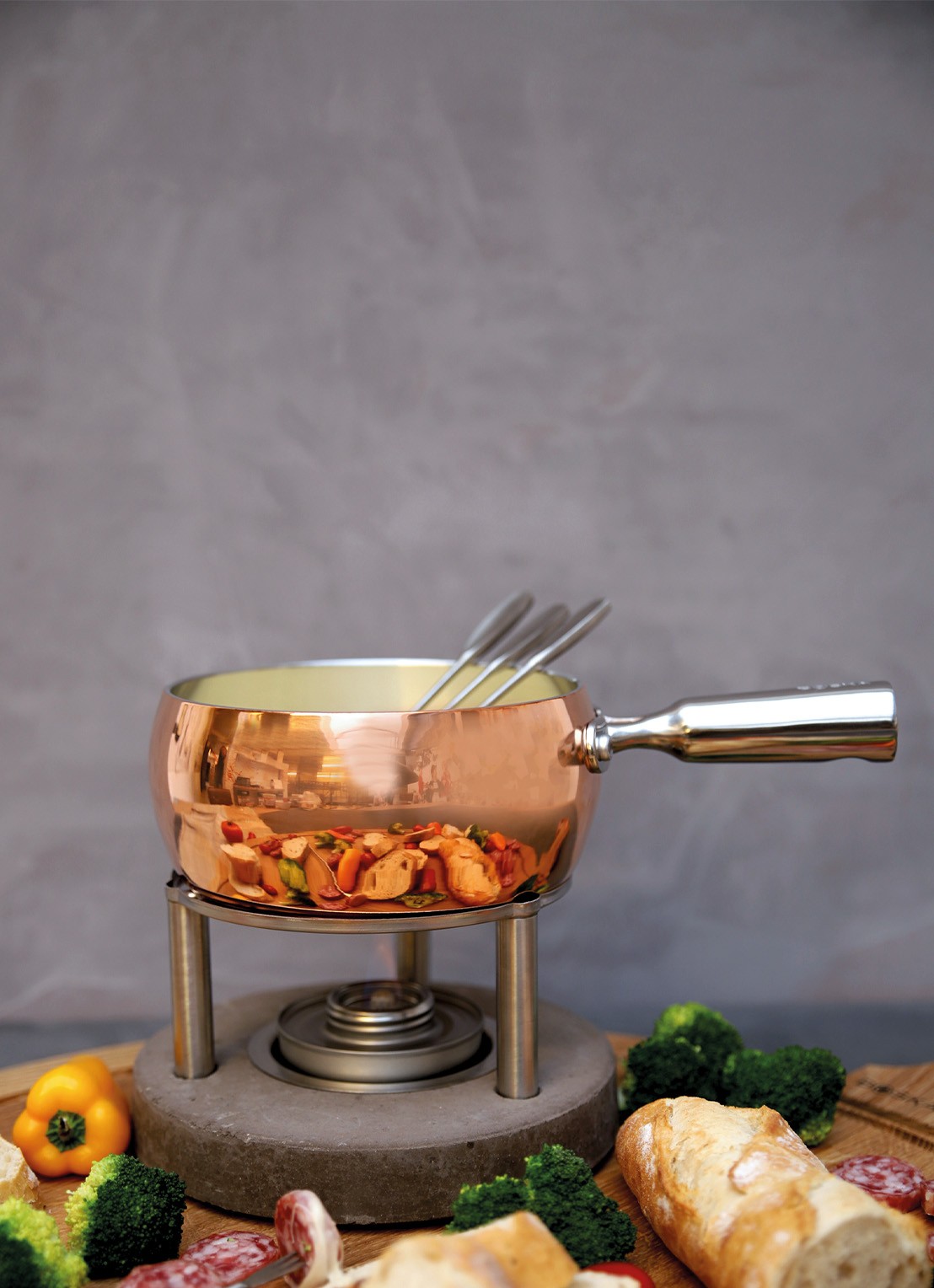 Boska Life fondueset Ø20 cm - detail 2 koper