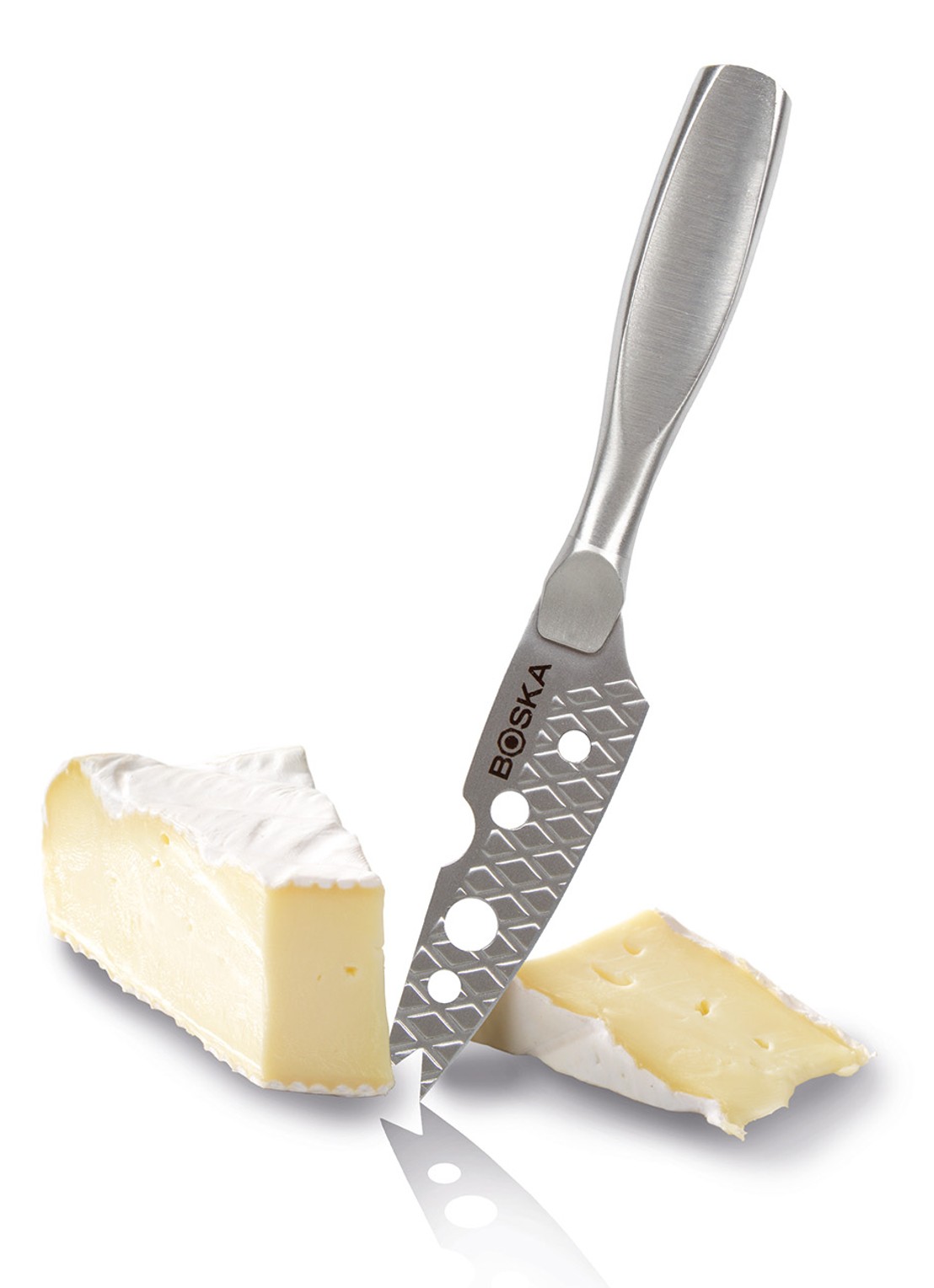 Boska Monaco+ Nr. 3 Mini kaasmes 8 cm - voorkant 2 zilver