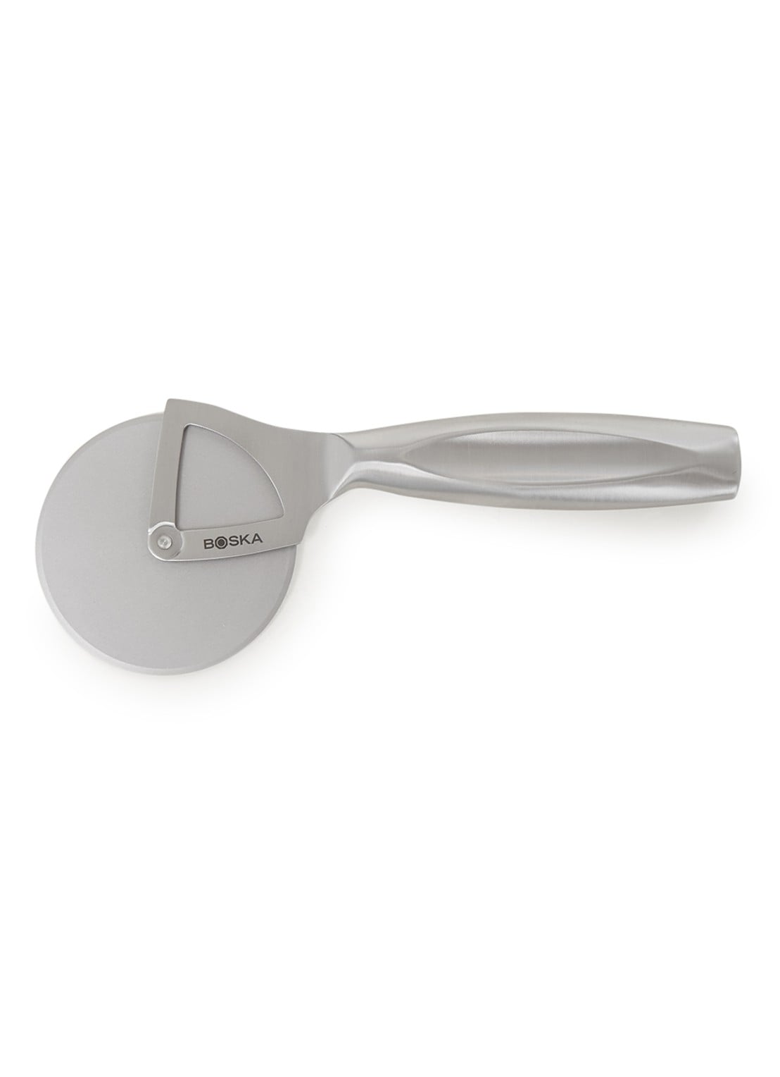 Boska Monaco pizzasnijder 21,5 cm - voorkant zilver