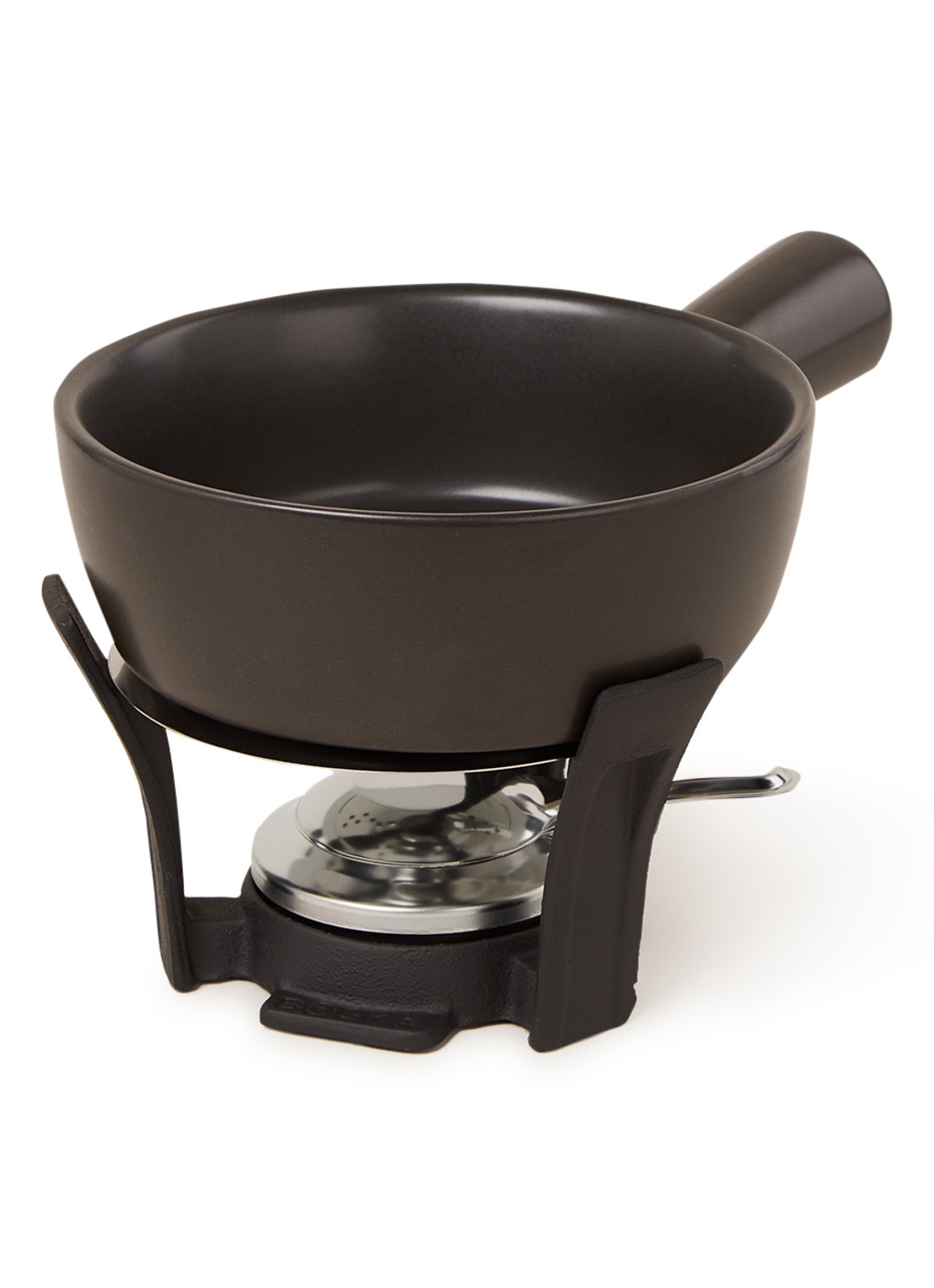 Boska Nero fondueset 1,3 liter - voorkant zwart