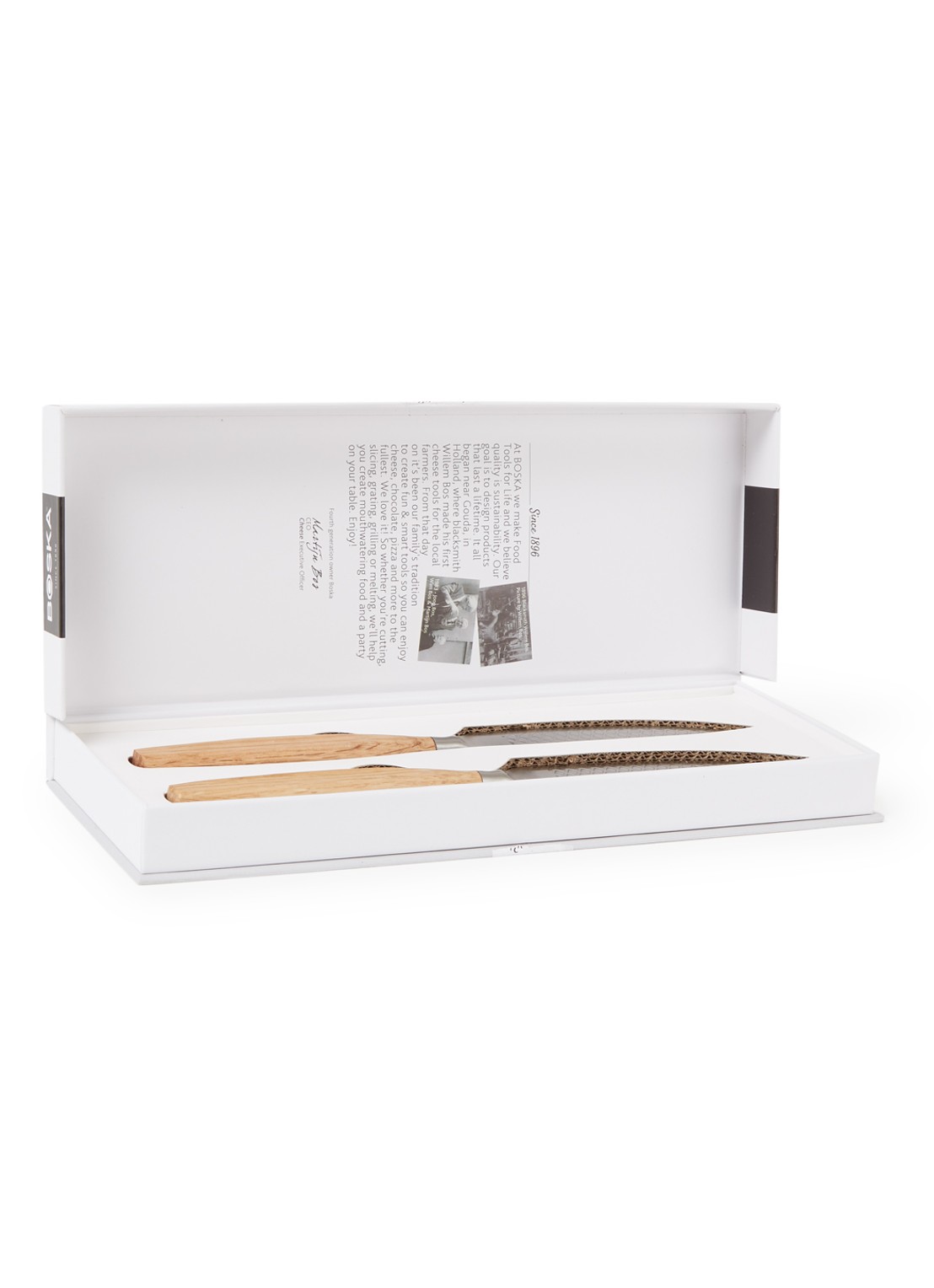 Boska Oslo steakmessen 2-delig - voorkant 2 donkerbeige