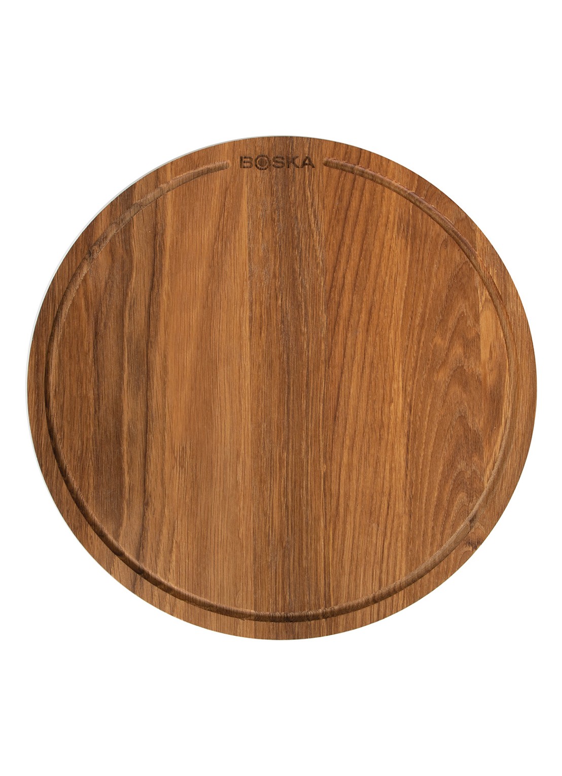Boska Pizza snij- en serveerplank 34 cm - voorkant 3 bruin