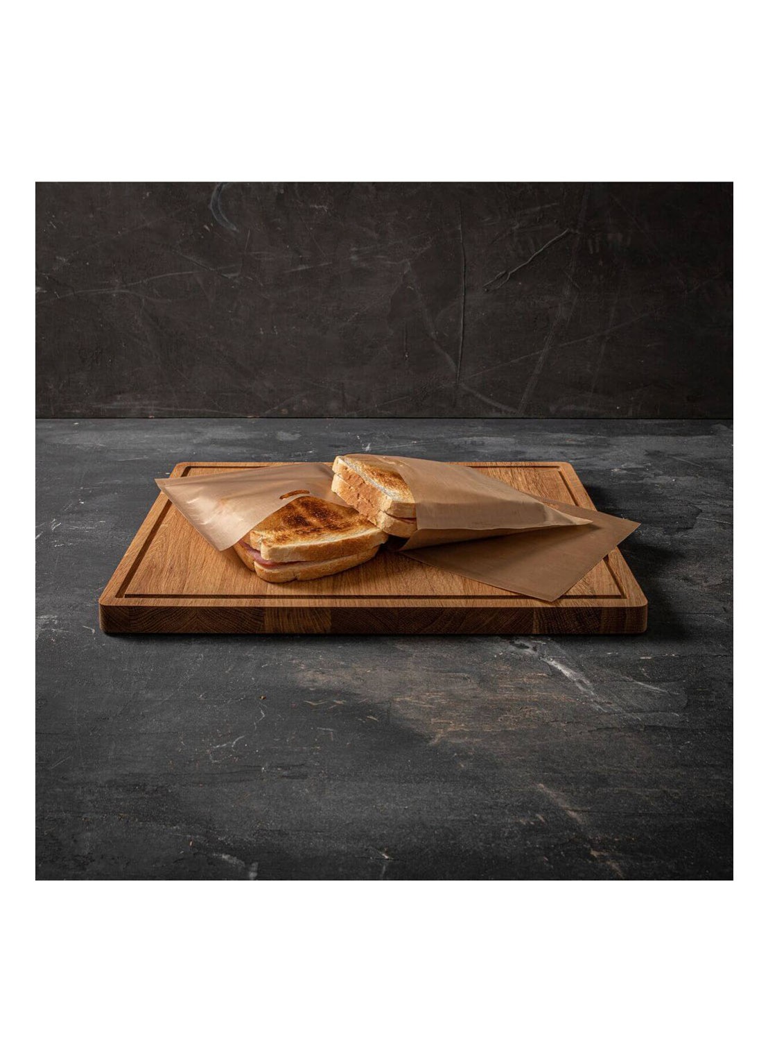 Boska Toastabags broodroosterzakjes set van 3 - detail 3 lichtbruin