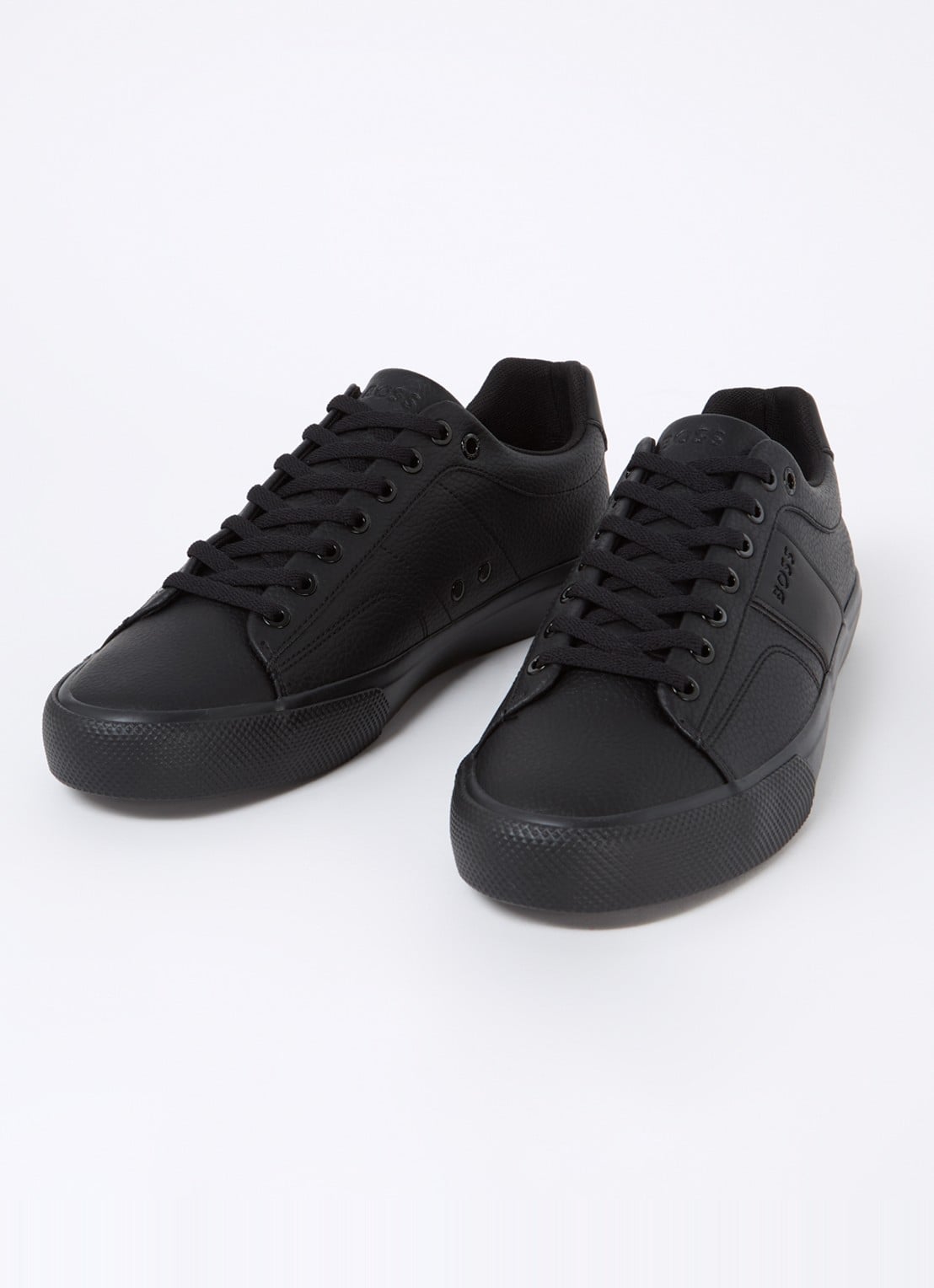 BOSS Aiden sneaker met logo - detail zwart