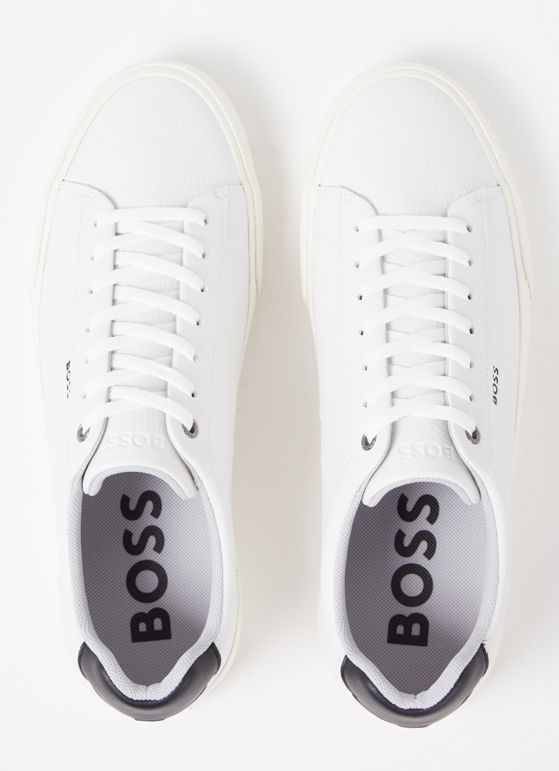 BOSS Aiden sneaker met structuur en logo - detail 2 wit