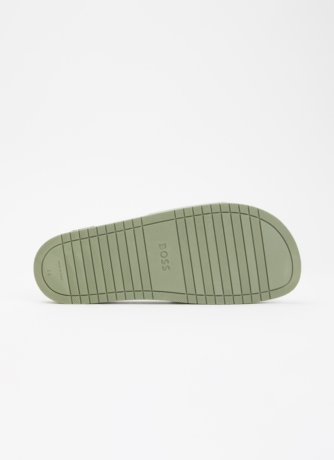 BOSS Aryeh slipper met logo - detail 3 lindegroen