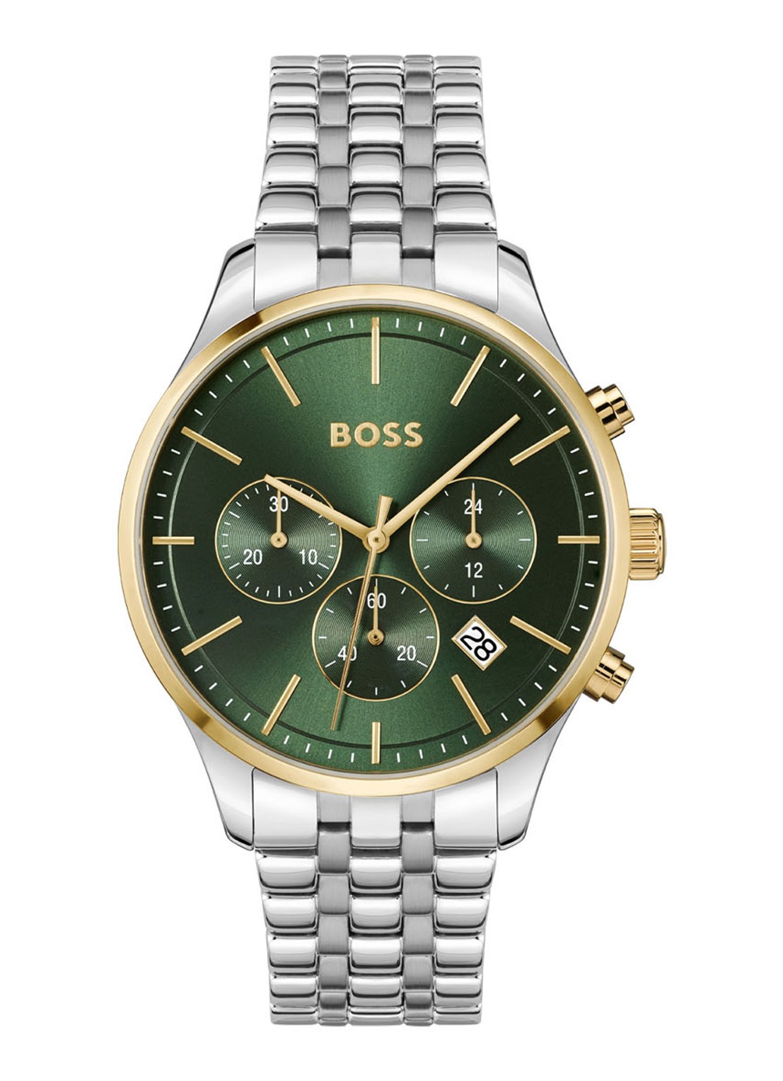 BOSS  Avery horloge HB1514159  - voorkant 3 zilver