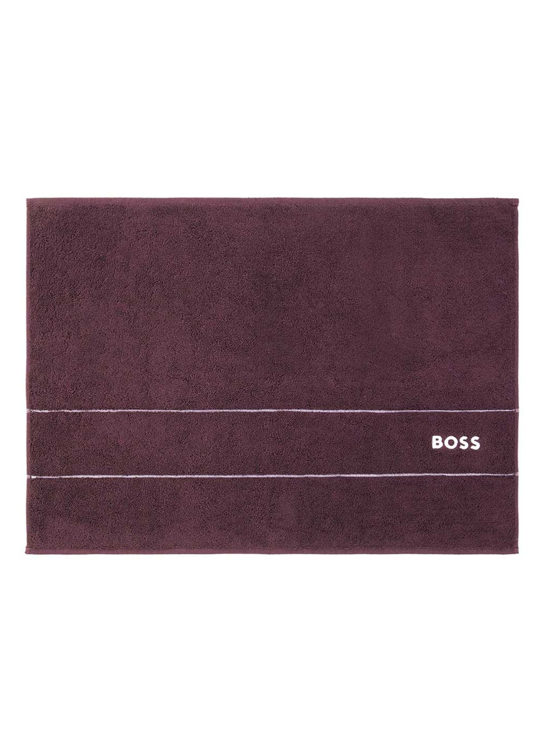 BOSS Azalea badmat 50 x 70 cm  - voorkant bordeauxrood