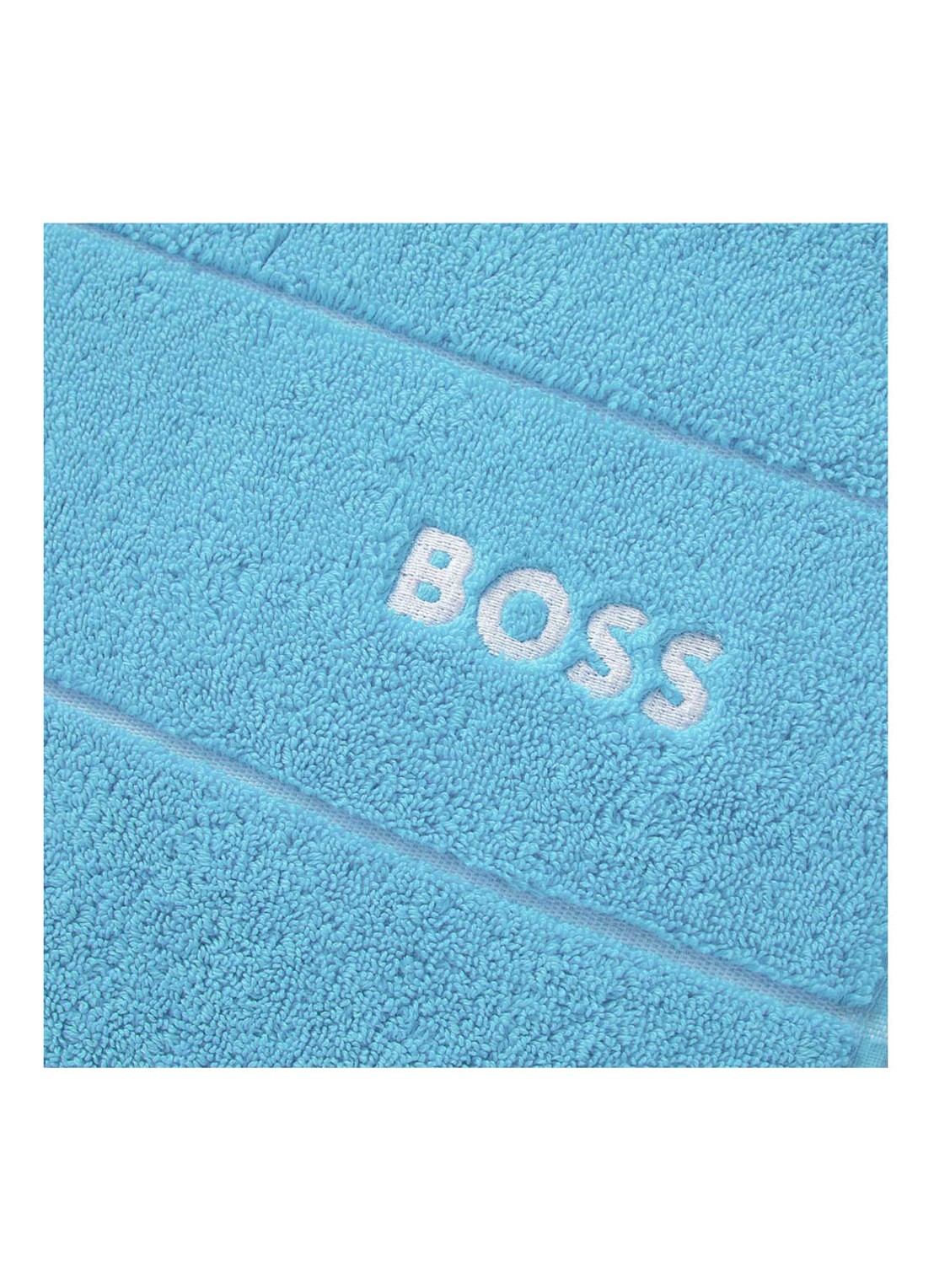 BOSS Azalea badmat 50 x 70 cm  - detail lichtblauw