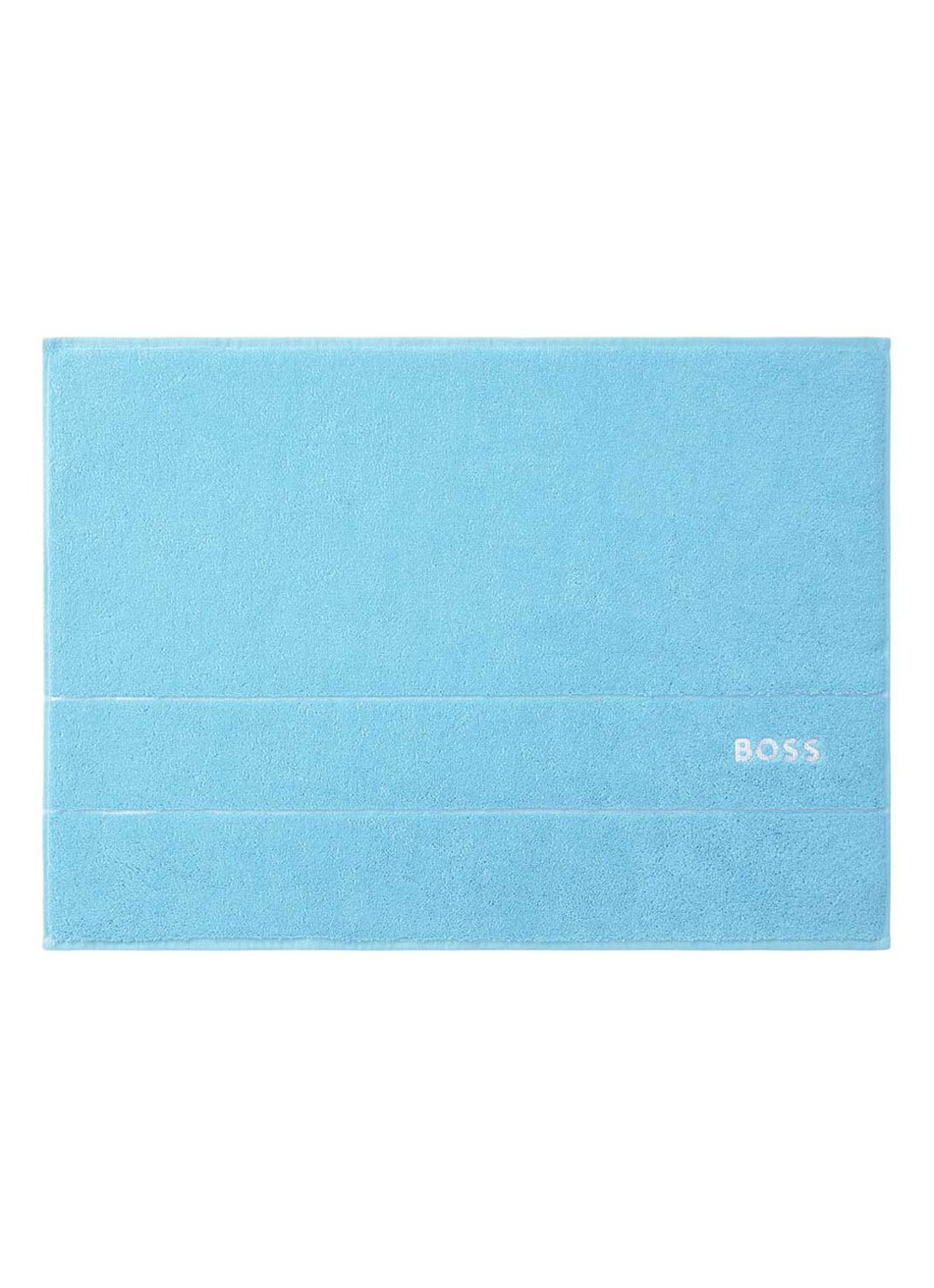 BOSS Azalea badmat 50 x 70 cm  - voorkant 2 lichtblauw