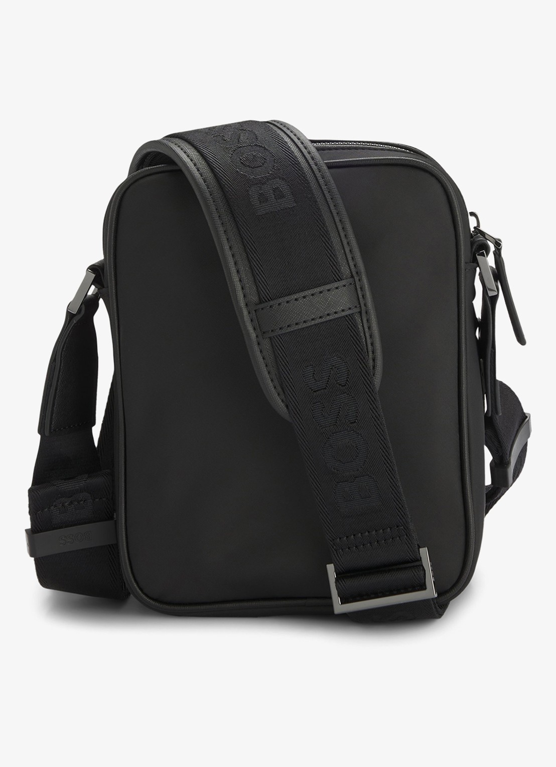BOSS B-Icon crossbodytas met logo - detail 3 zwart