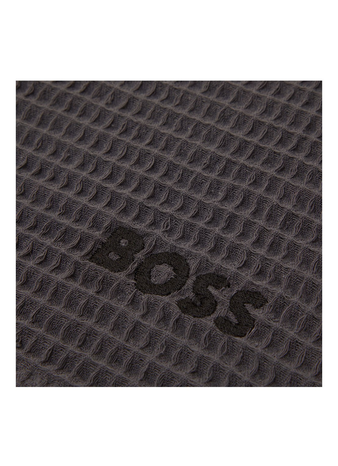BOSS Badhanddoek van katoen 70 x 140 cm - detail 5 antraciet