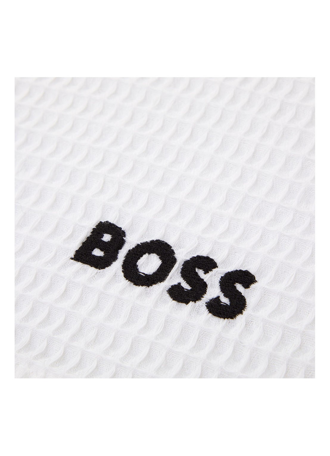 BOSS Badhanddoek van katoen 70 x 140 cm - detail 2 wit