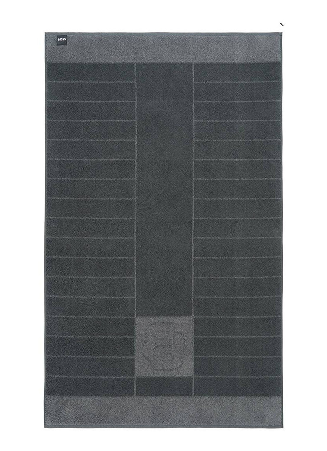 BOSS Badlaken 90 x 150 cm - voorkant 2 grijs