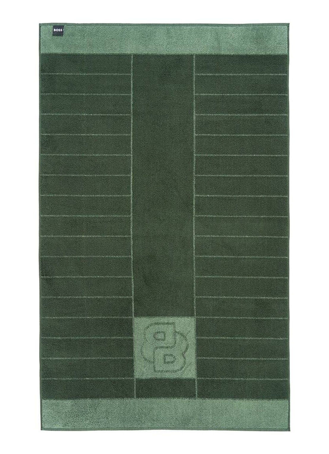 BOSS Badlaken 90 x 150 cm - voorkant groen