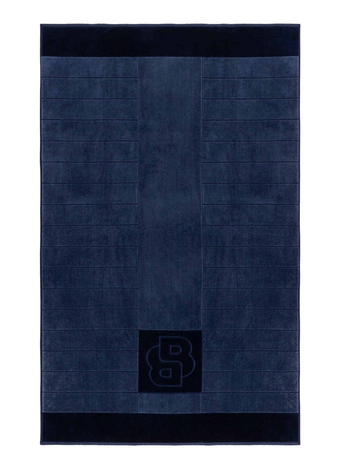 BOSS Badlaken 90 x 150 cm - voorkant 2 blauw