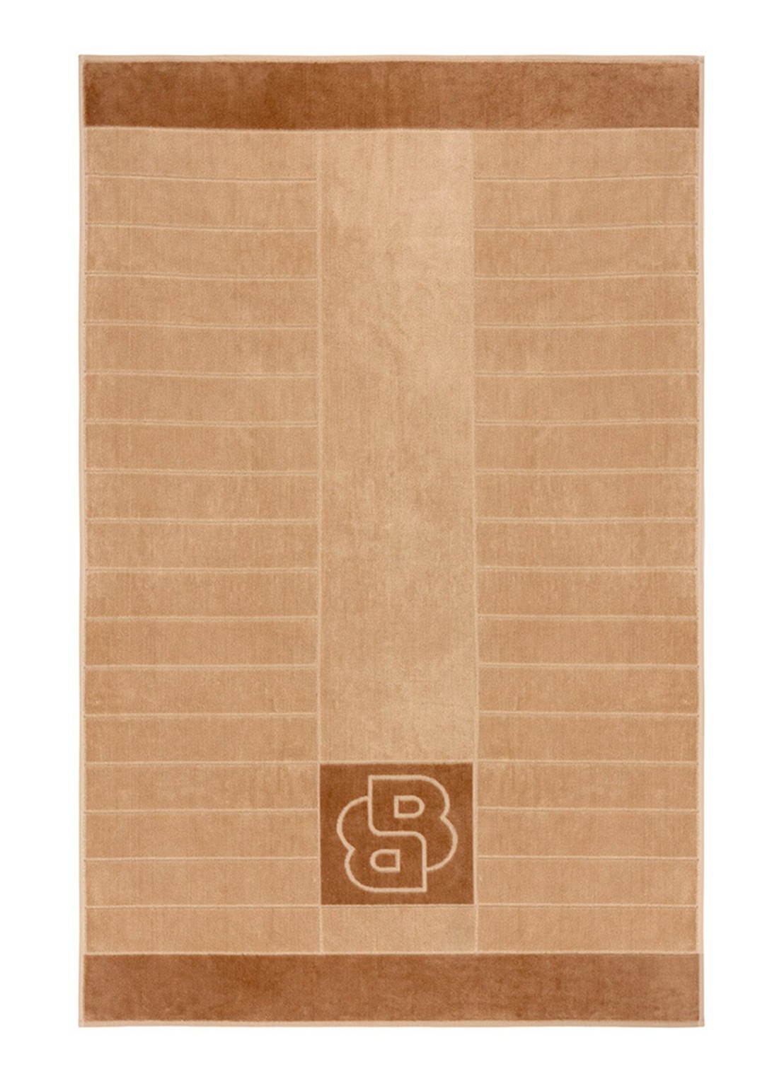 BOSS Badlaken 90 x 150 cm - voorkant 2 beige