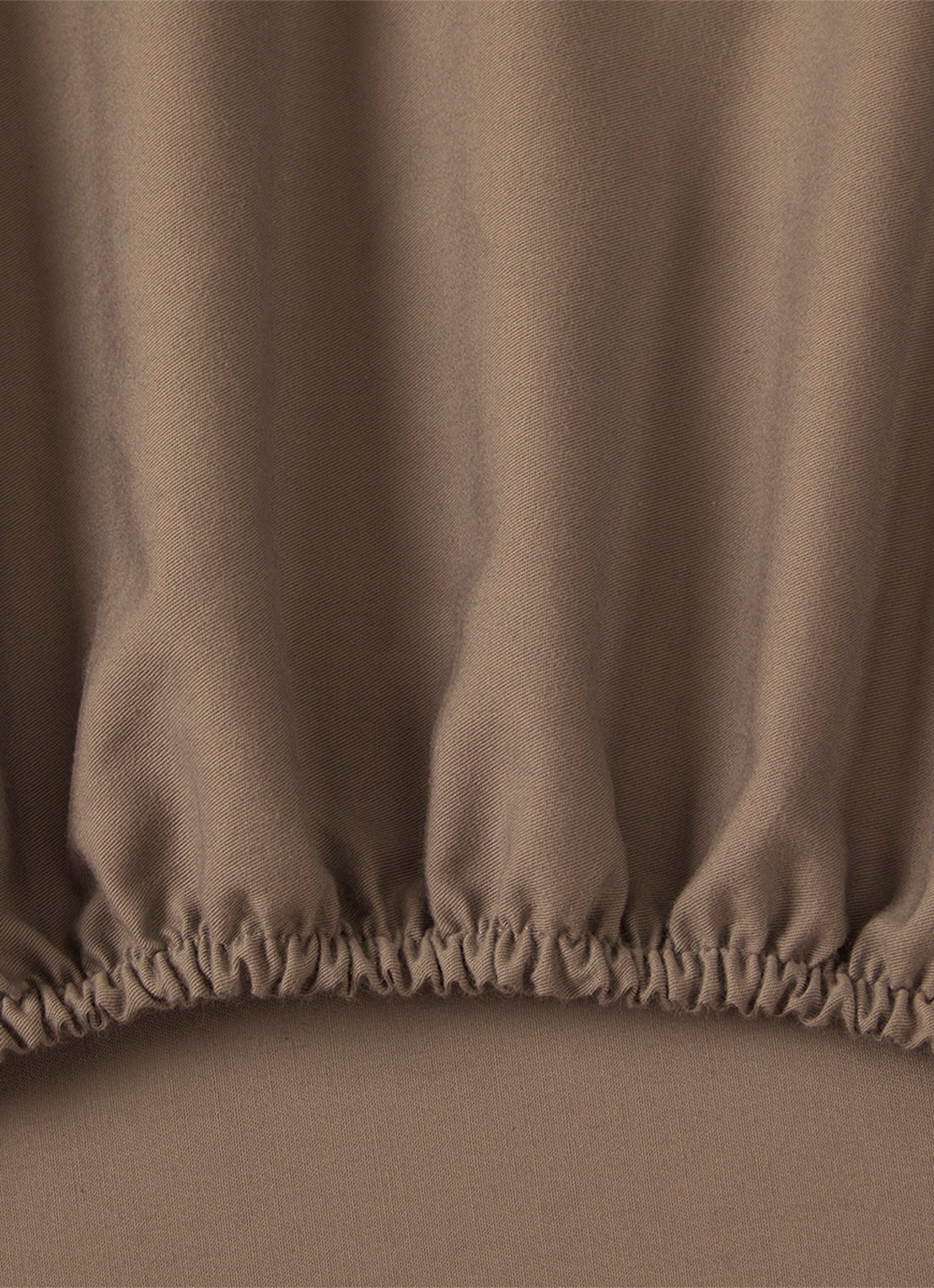 BOSS Beboss hoeslaken van katoen, hoekhoogte 35 cm - voorkant 2 camel