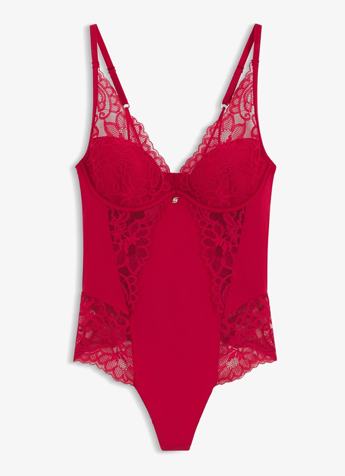BOSS Body van kant - voorkant bright red-621 / rood