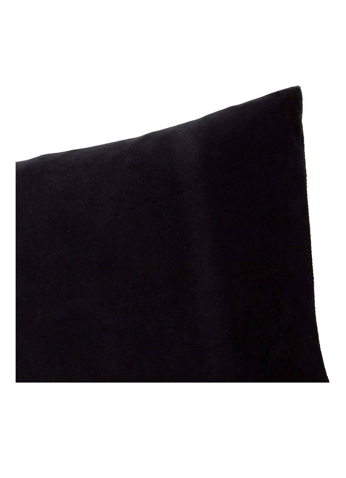 BOSS Bold sierkussenhoes 33 x 57 cm - achterkant zwart