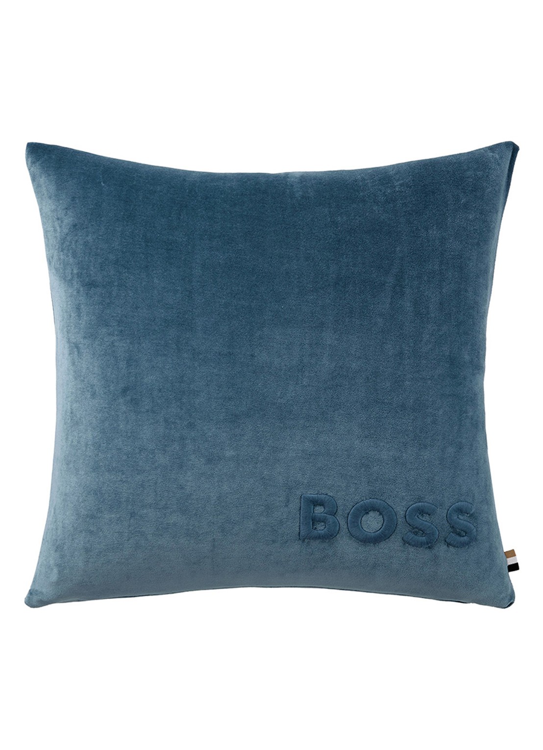 BOSS Bold sierkussenhoes 33 x 57 cm - voorkant 2 staalblauw