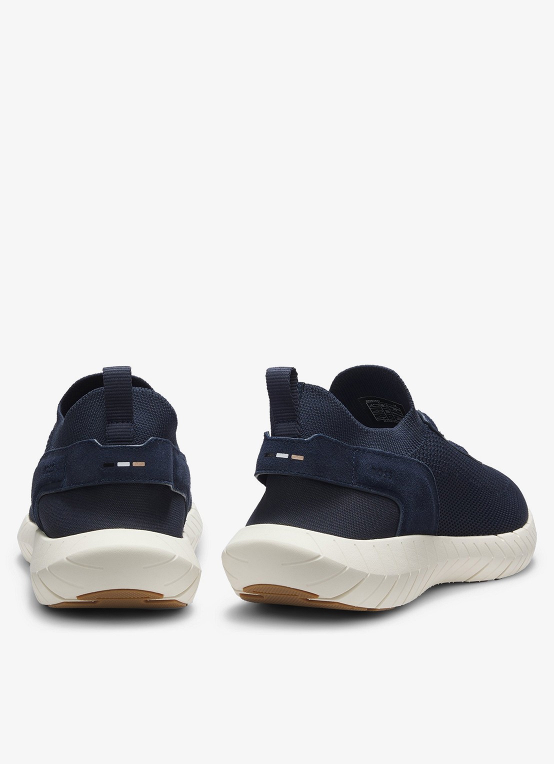 BOSS Boss-Motion sneaker met gebreid bovenwerk - detail 2 donkerblauw