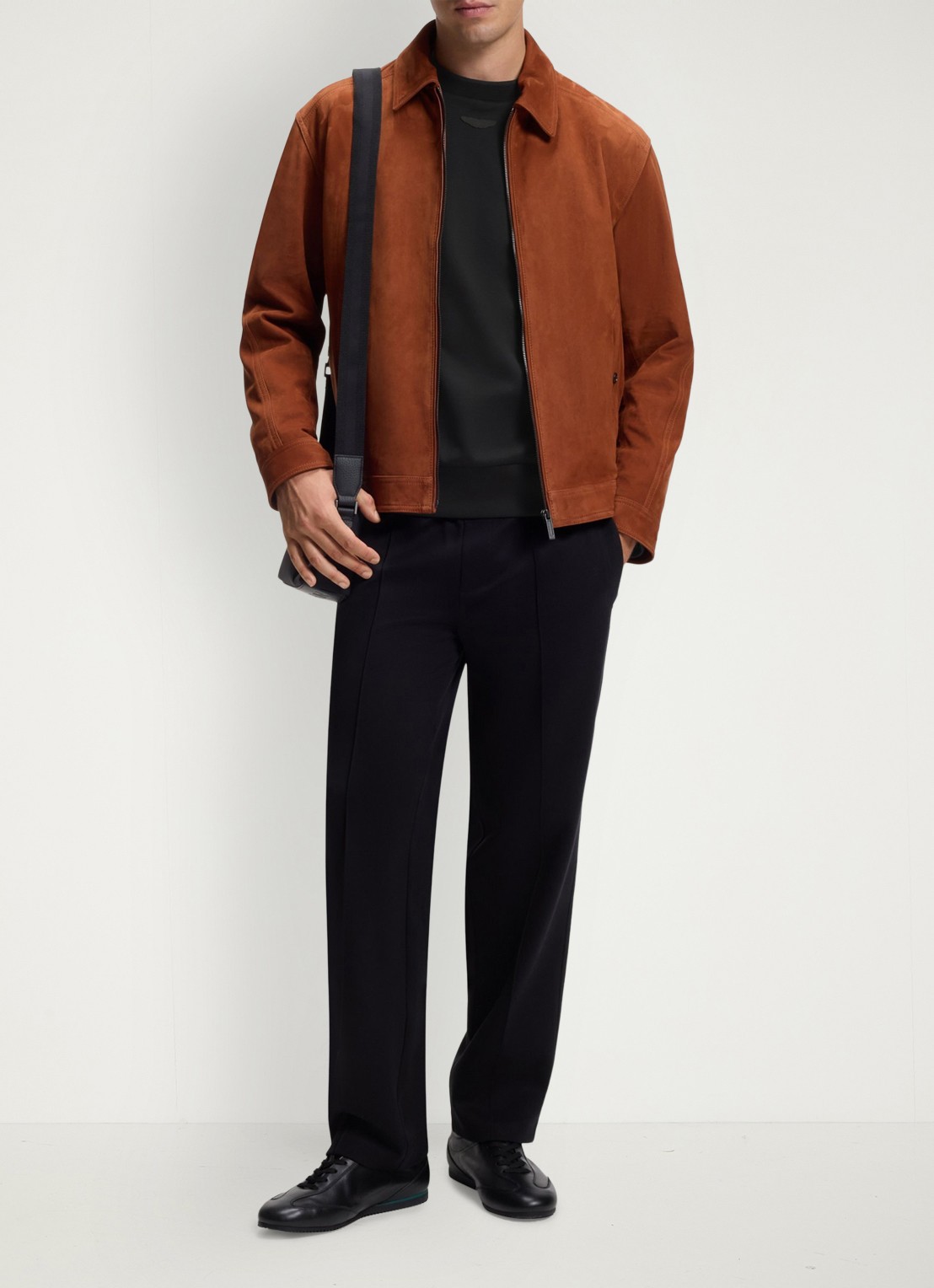 BOSS BOSS x Aston Martin sweater met logo - voorkant 5 zwart