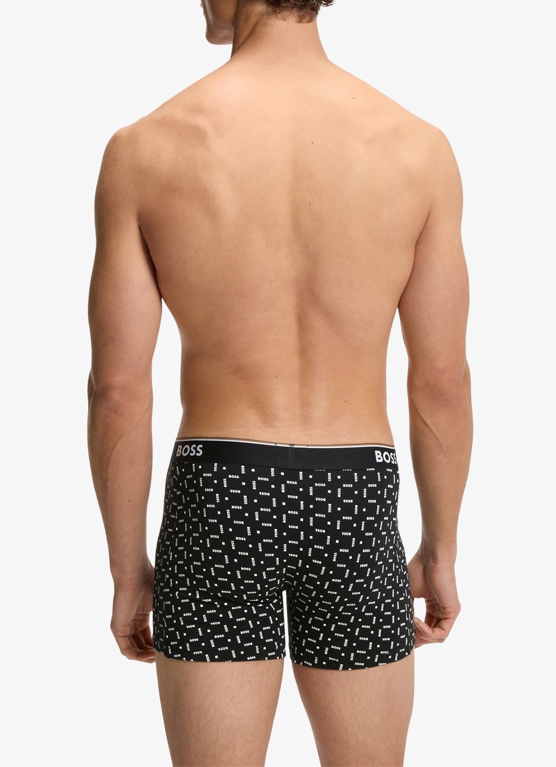 BOSS Boxershort met logoband in 3-pack - achterkant 2 zwart